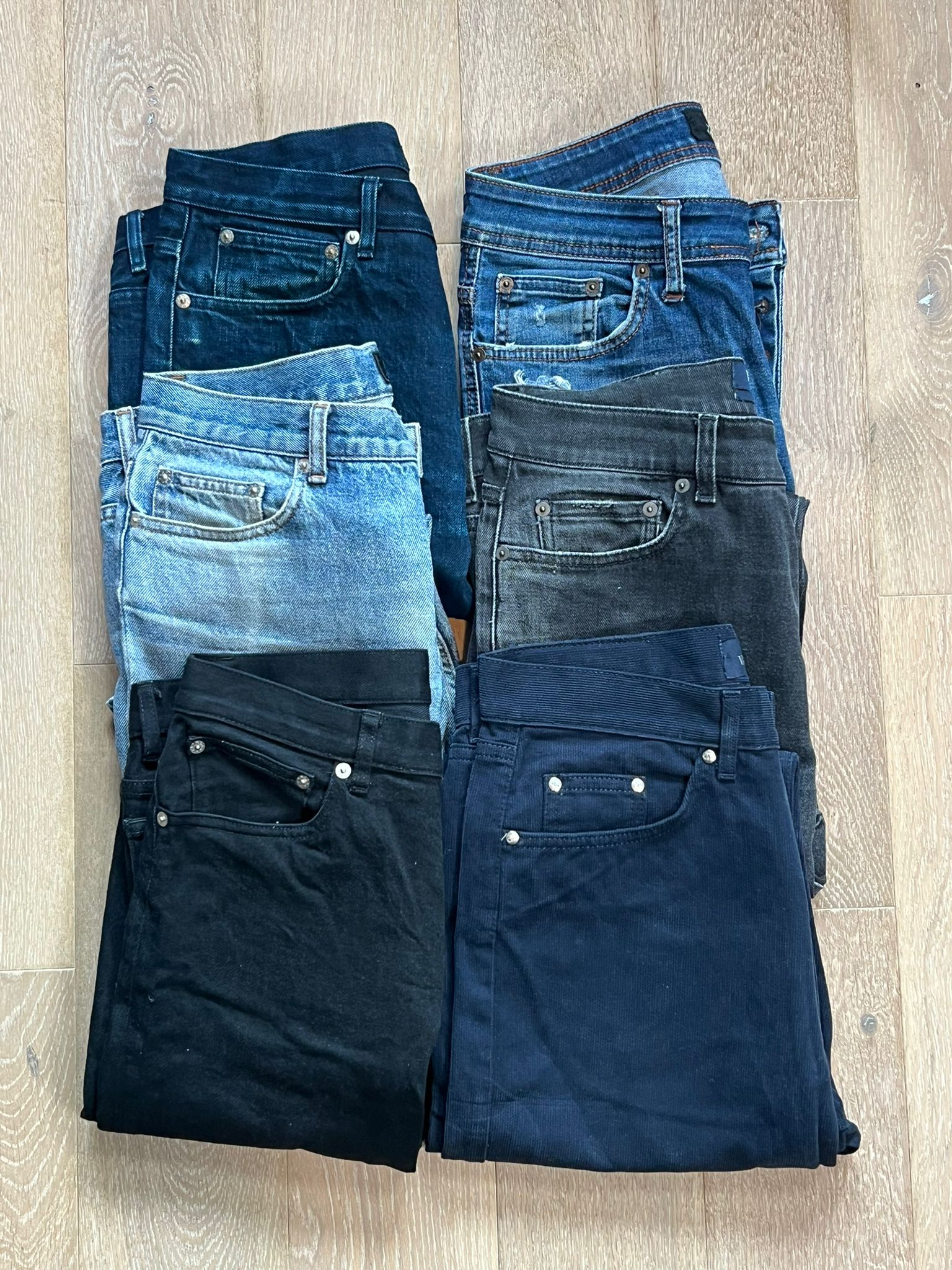 A.P.C & Valentino Jeans Bulk x6