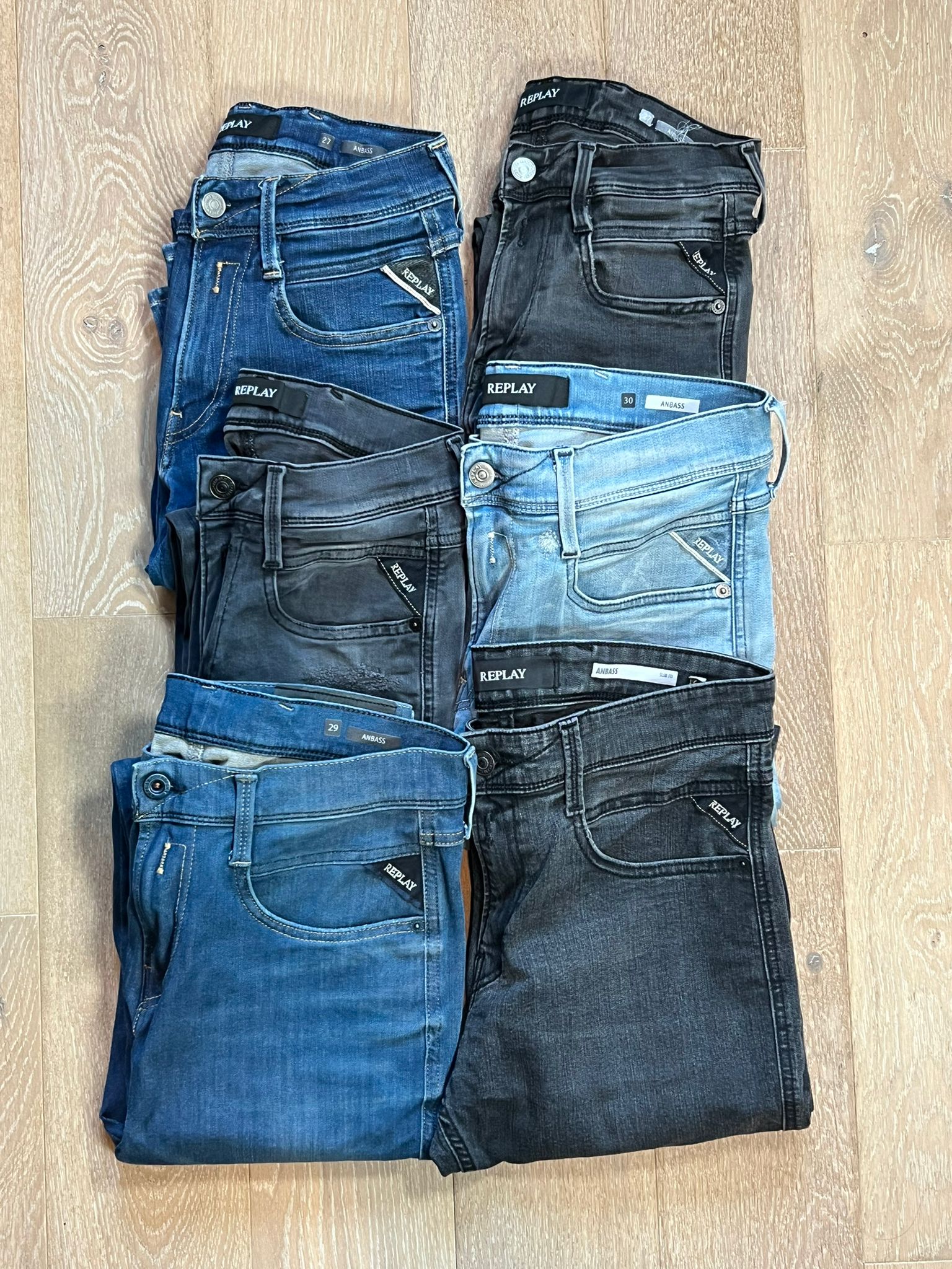 Replay Anbass Jeans Bulk x6