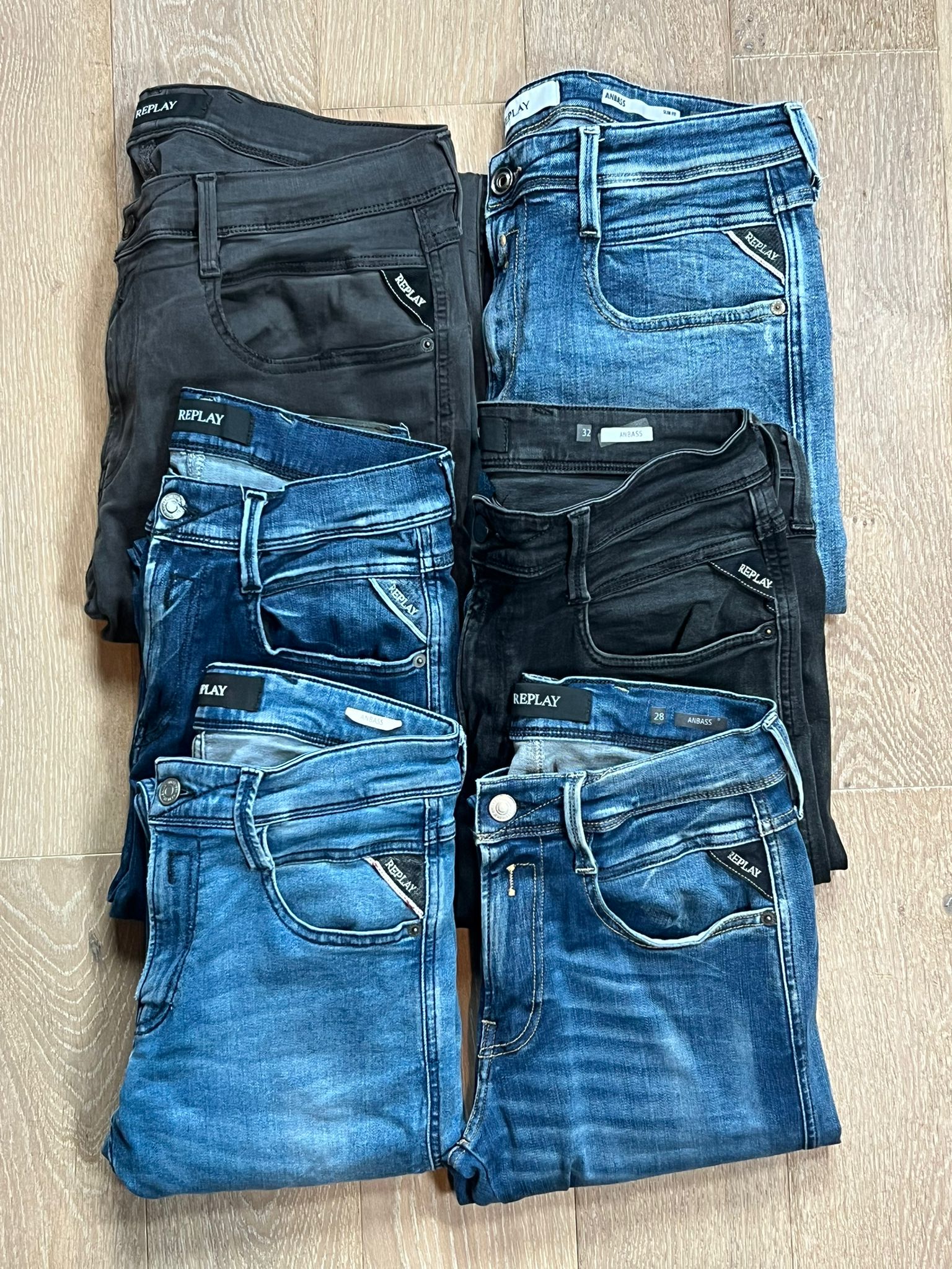 Replay Anbass Jeans Bulk x6