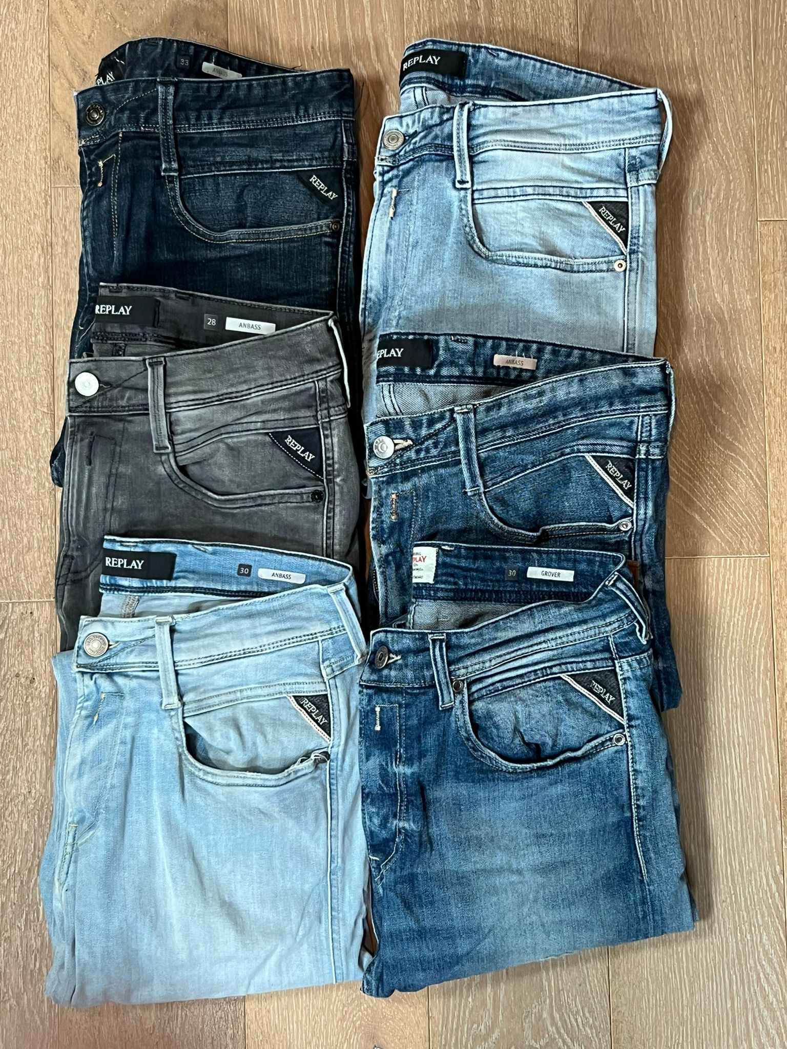 Replay Anbass Jeans Bulk x6