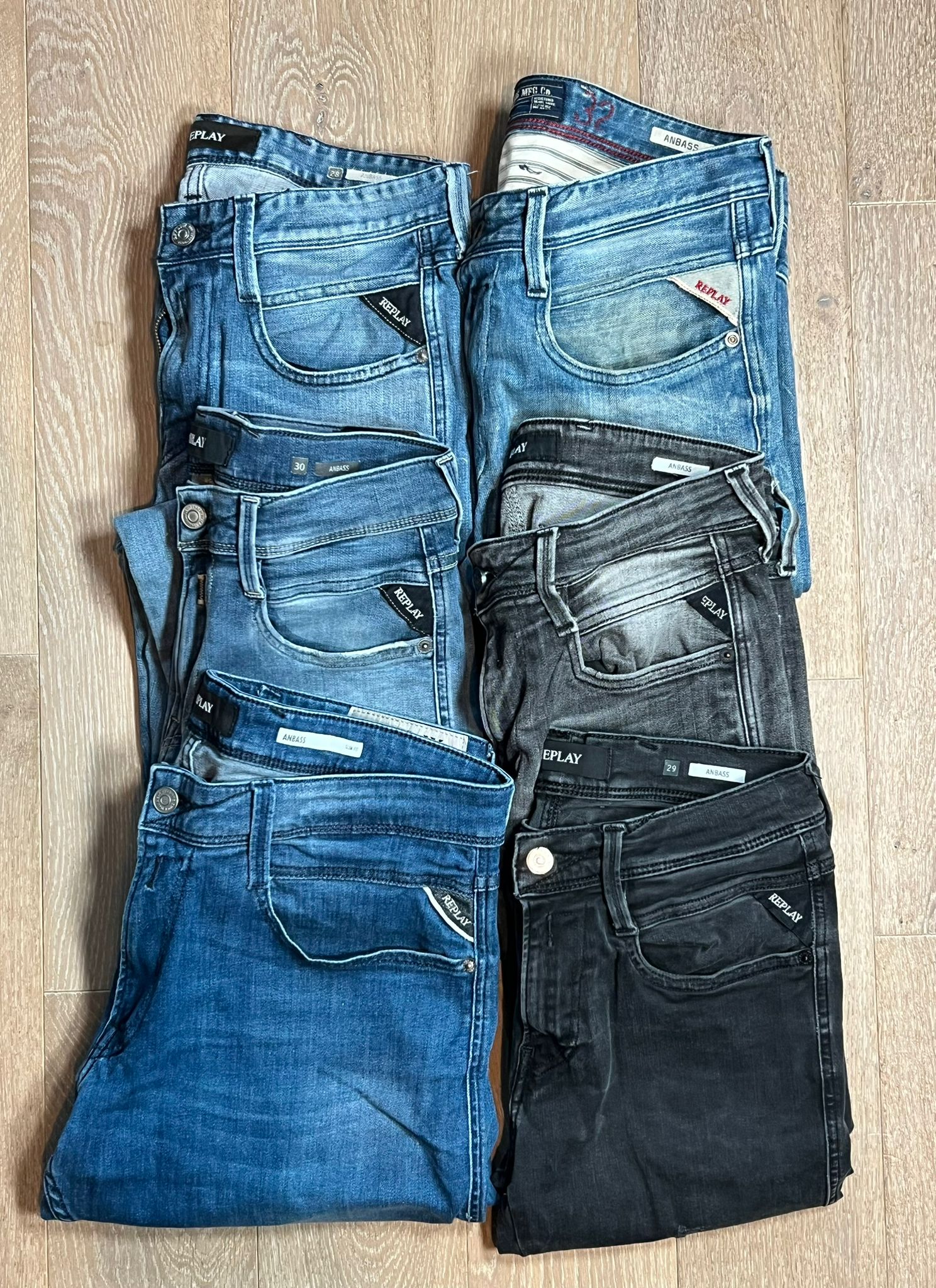 Replay Anbass Jeans Bulk x6