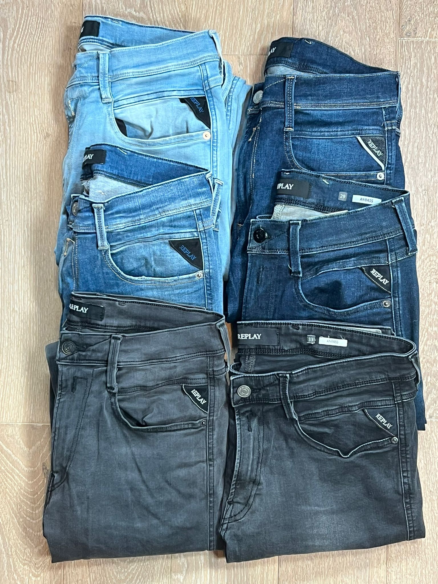 Replay Anbass Jeans Bulk x6