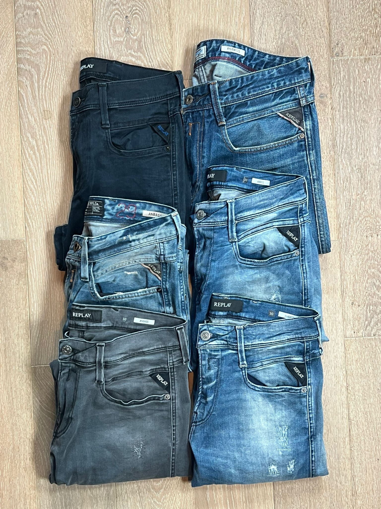 Replay Anbass Jeans Bulk x6