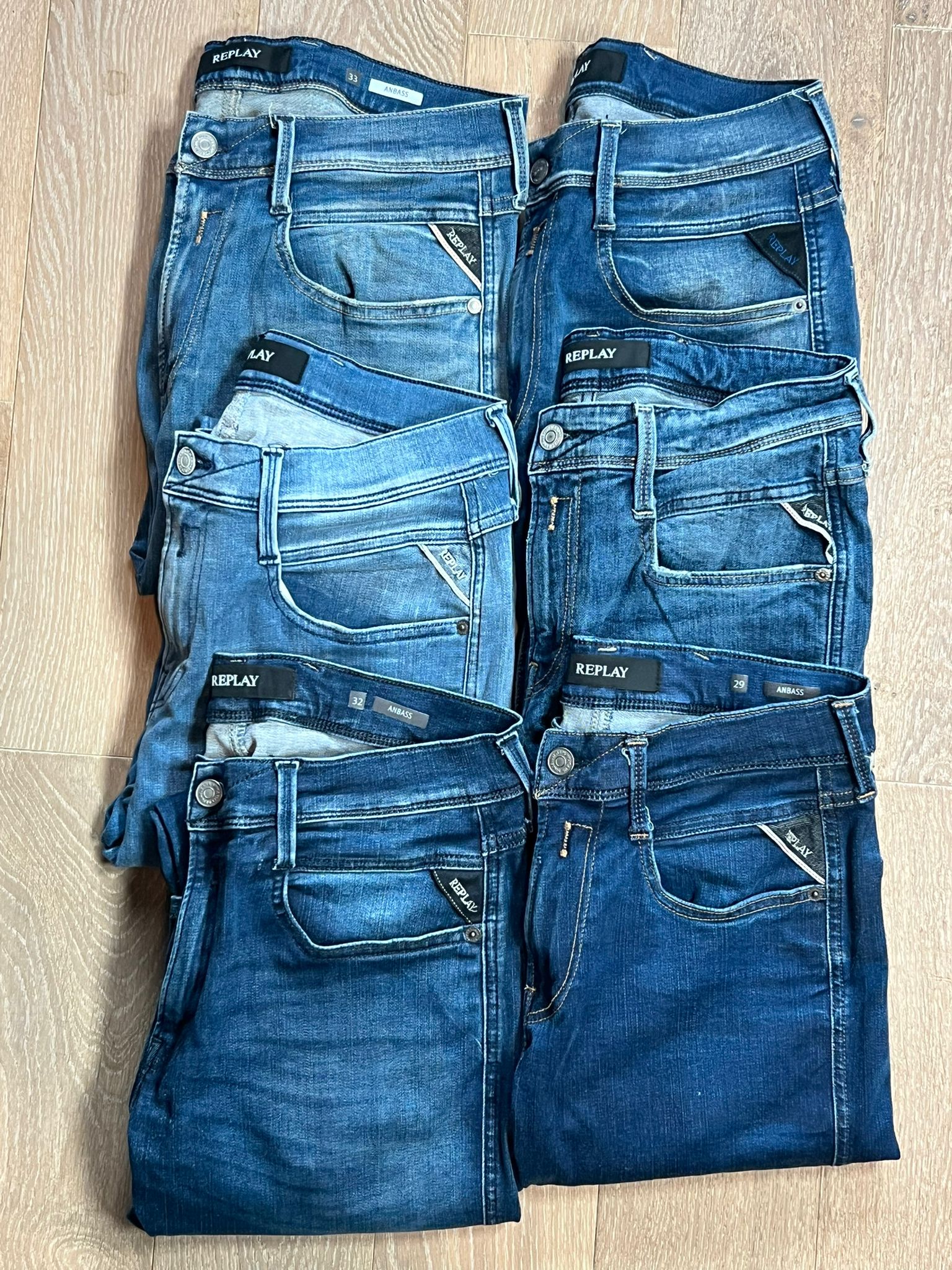 Replay Anbass Jeans Bulk x6