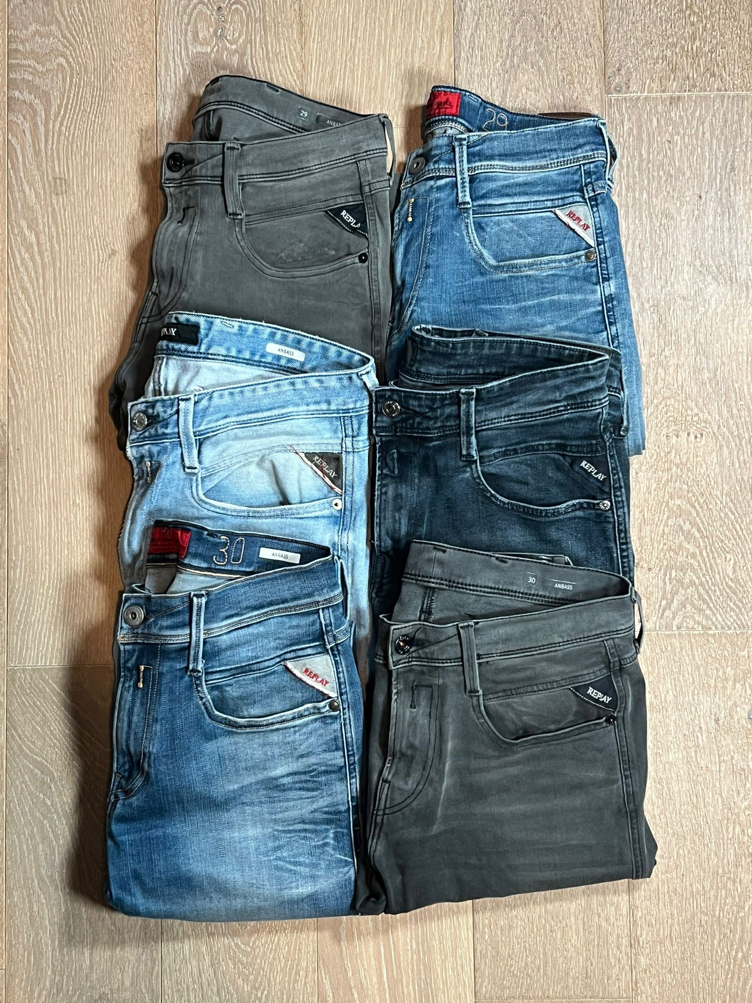 Replay Anbass Jeans Bulk x6