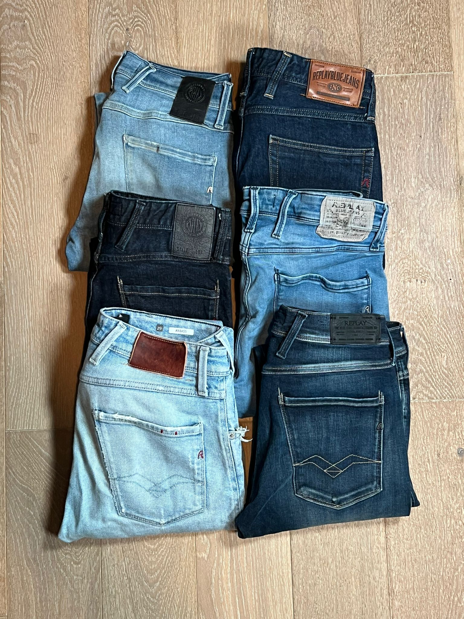 Replay Anbass Jeans Bulk x6