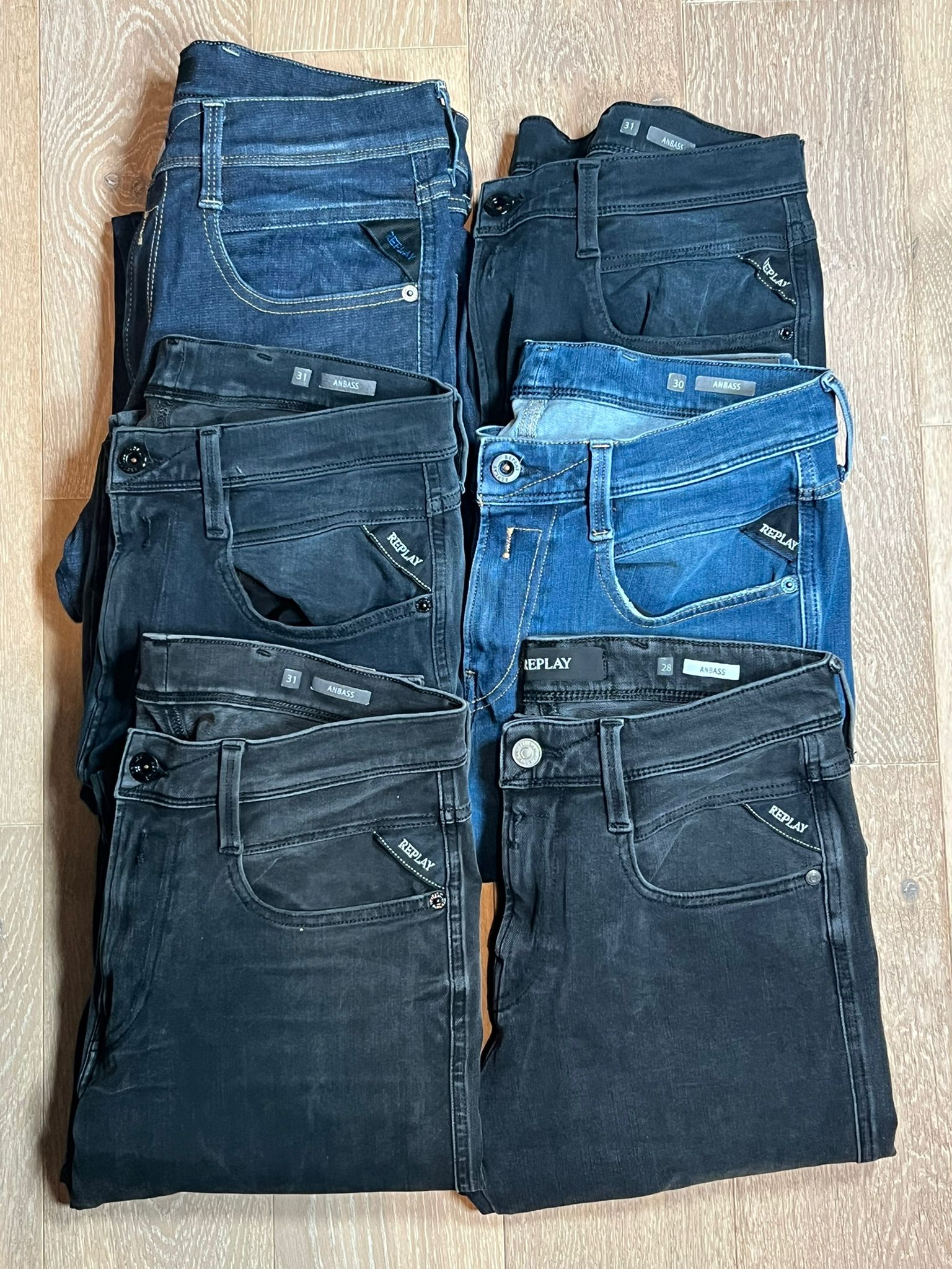 Replay Anbass Jeans Bulk x6