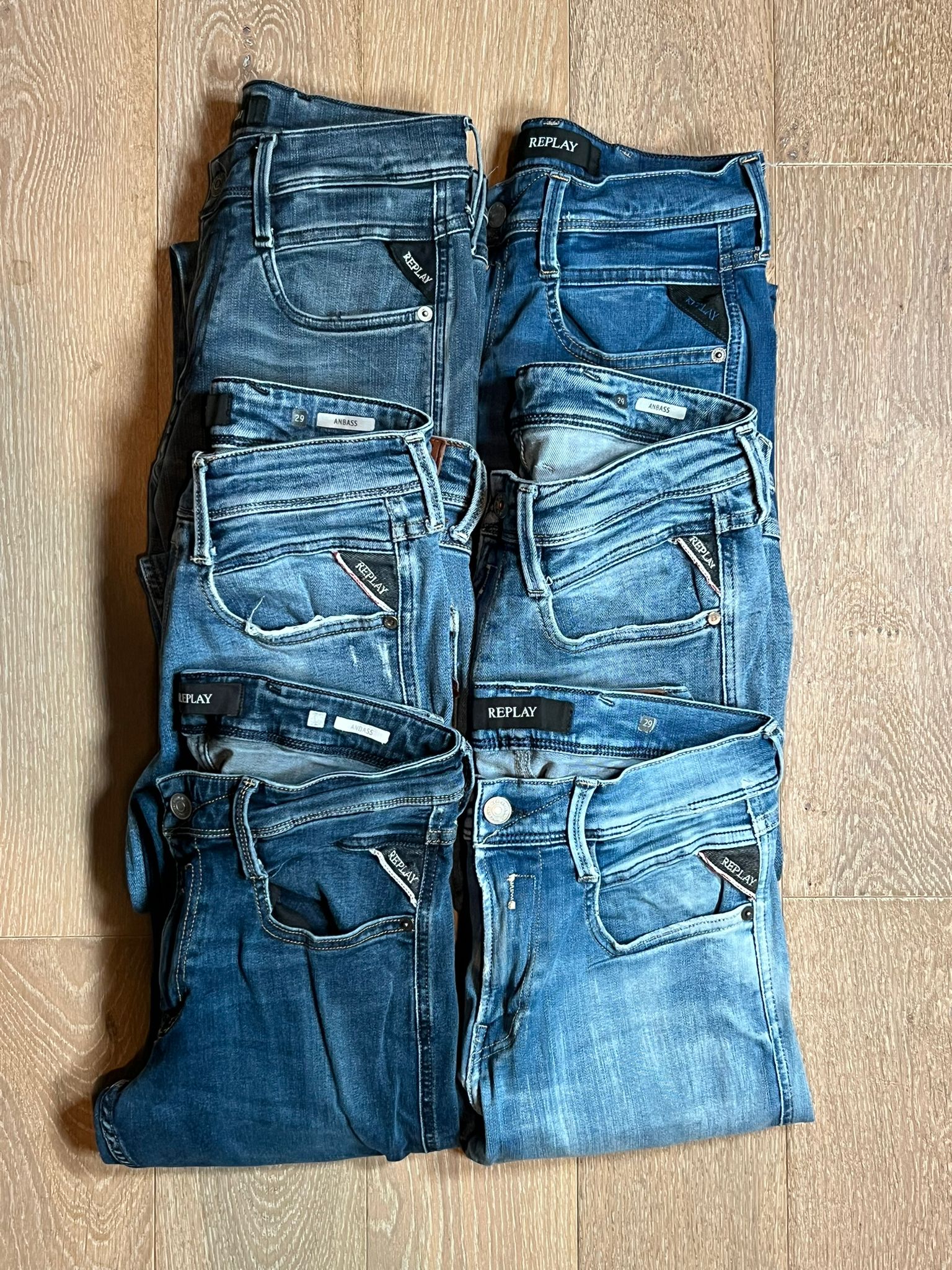 Replay Anbass Jeans Bulk x6