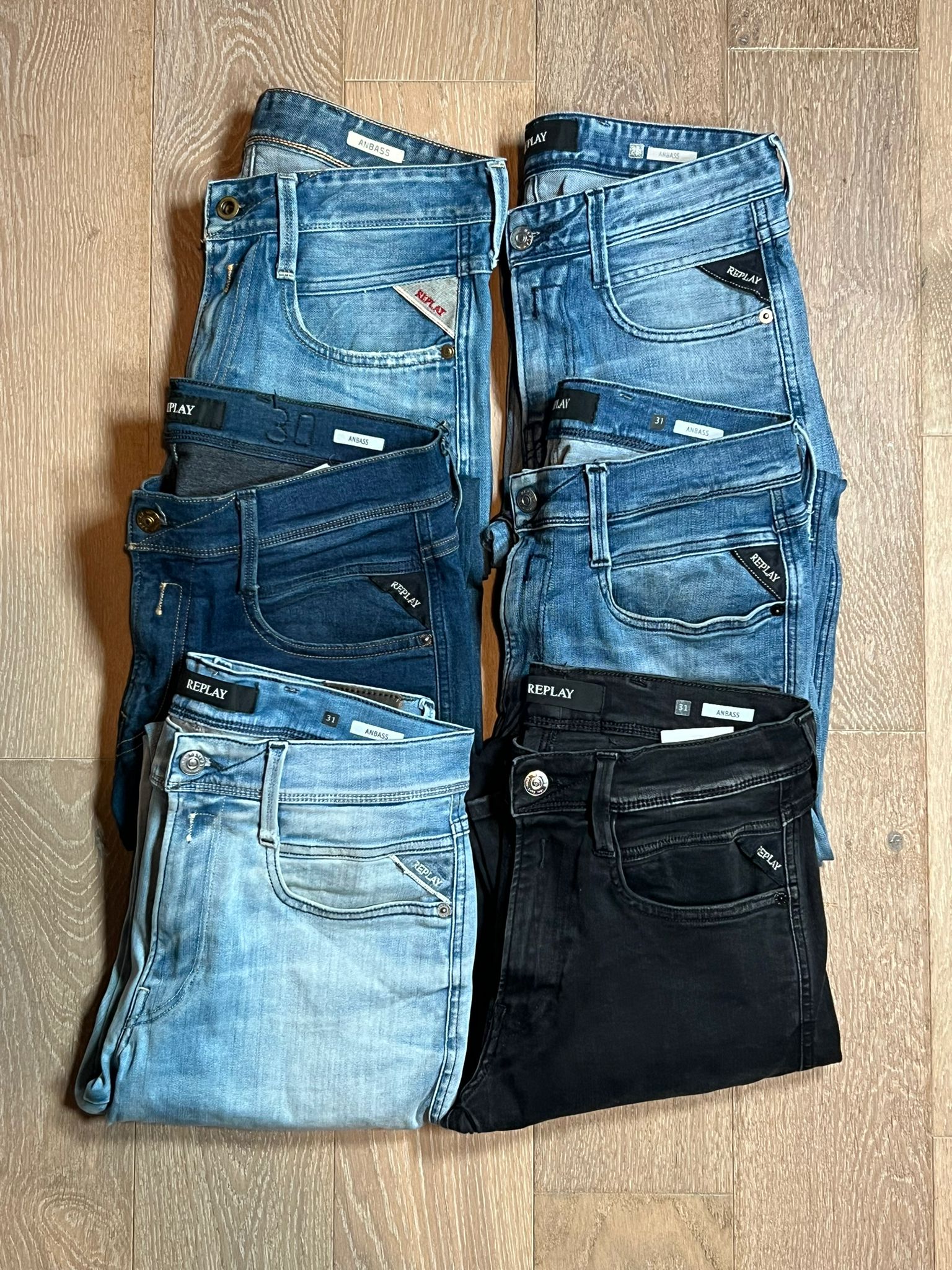 Replay Anbass Jeans Bulk x6