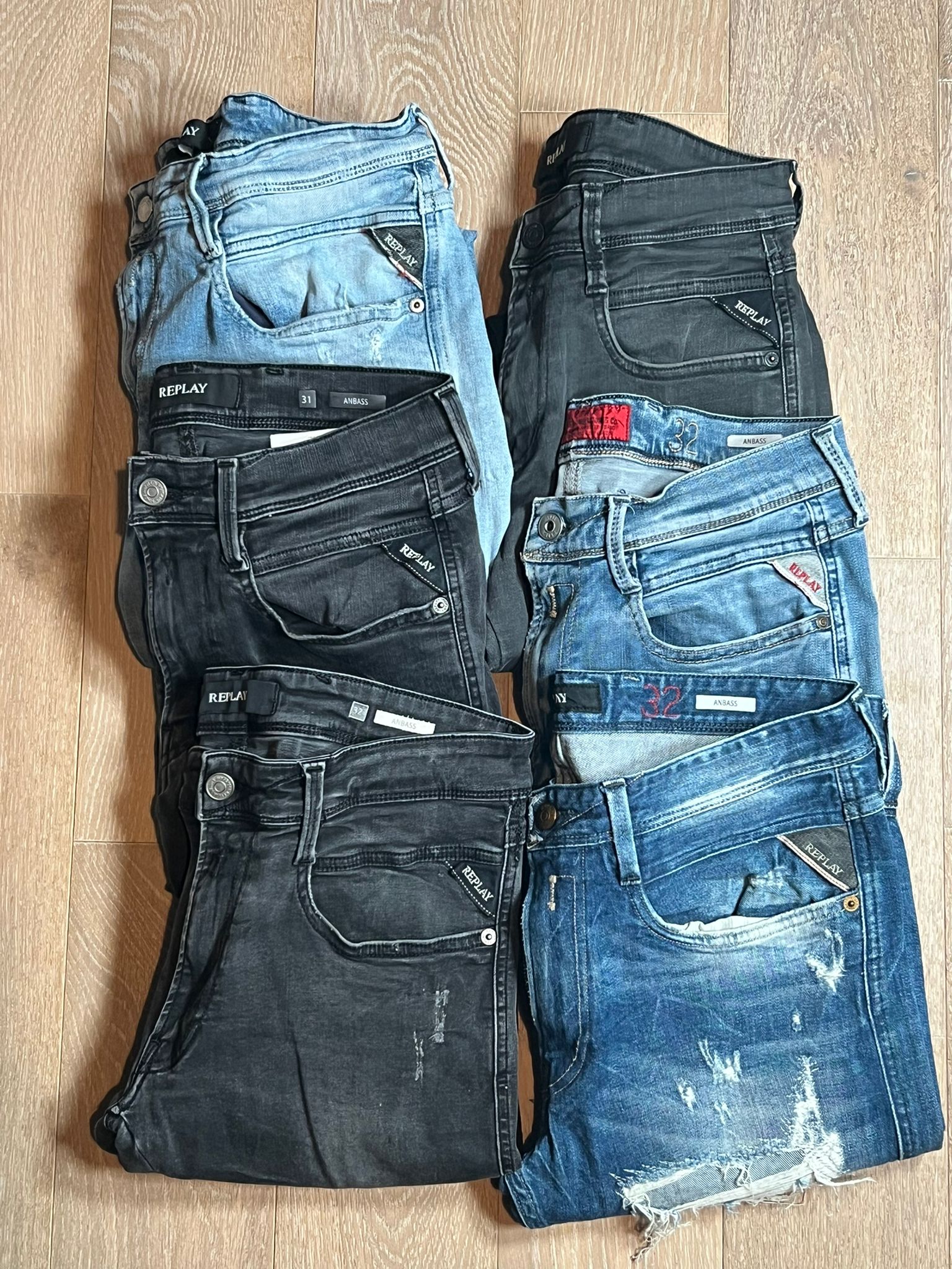 Replay Anbass Jeans Bulk x6