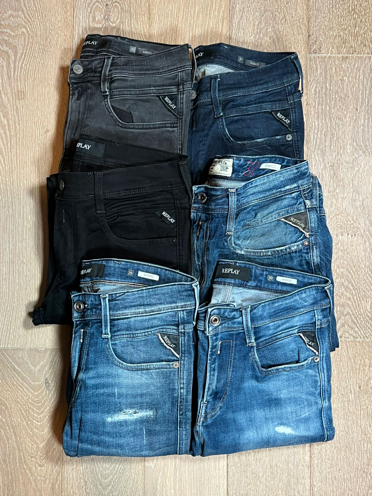 Replay Anbass Jeans Bulk x6