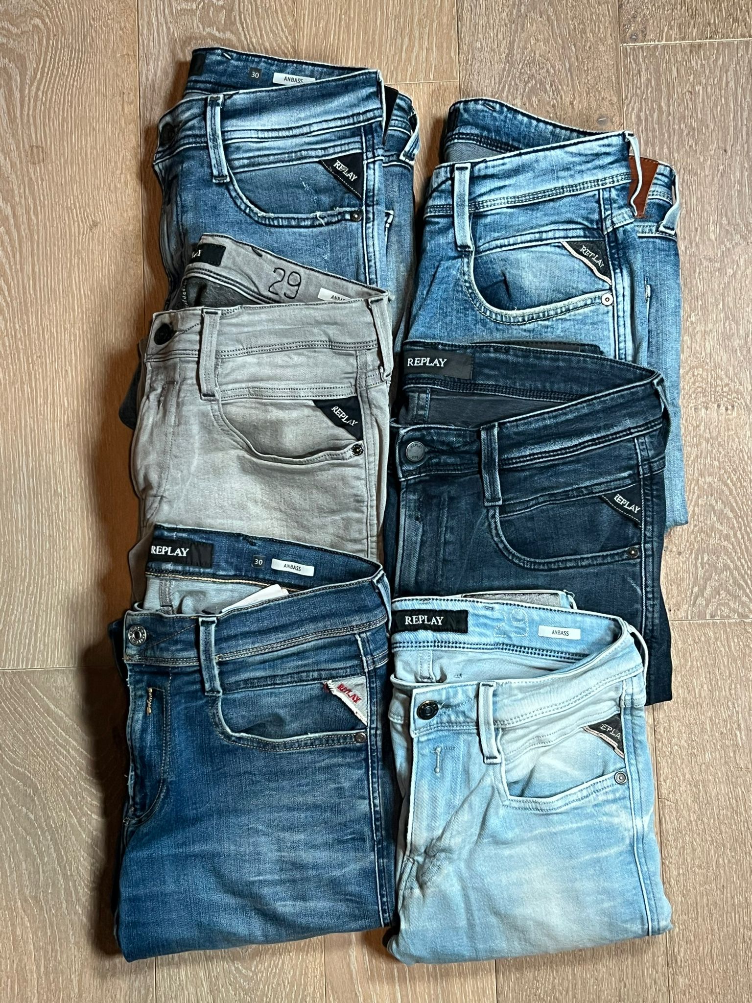 Replay Anbass Jeans Bulk x6