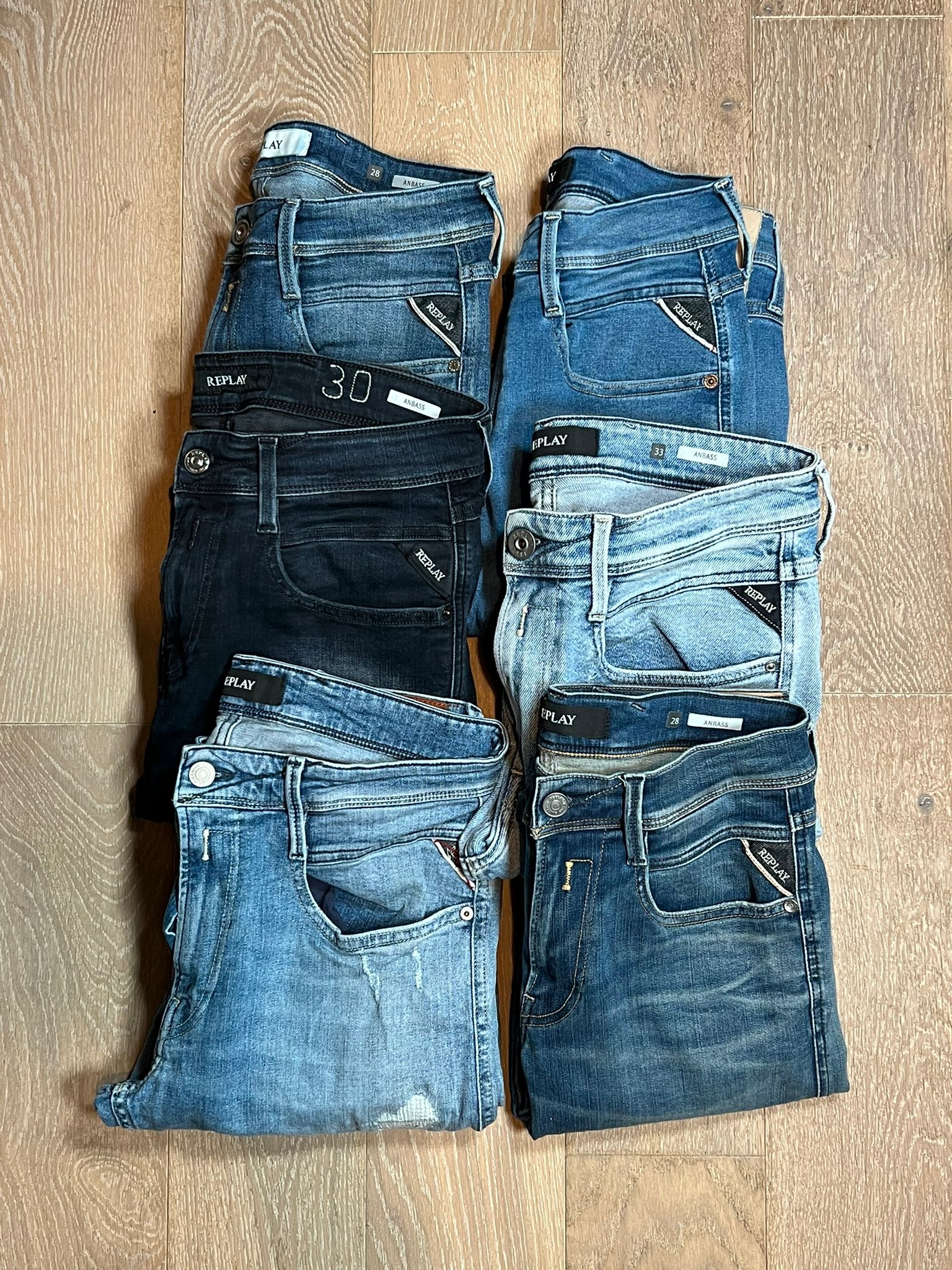 Replay Anbass Jeans Bulk x6