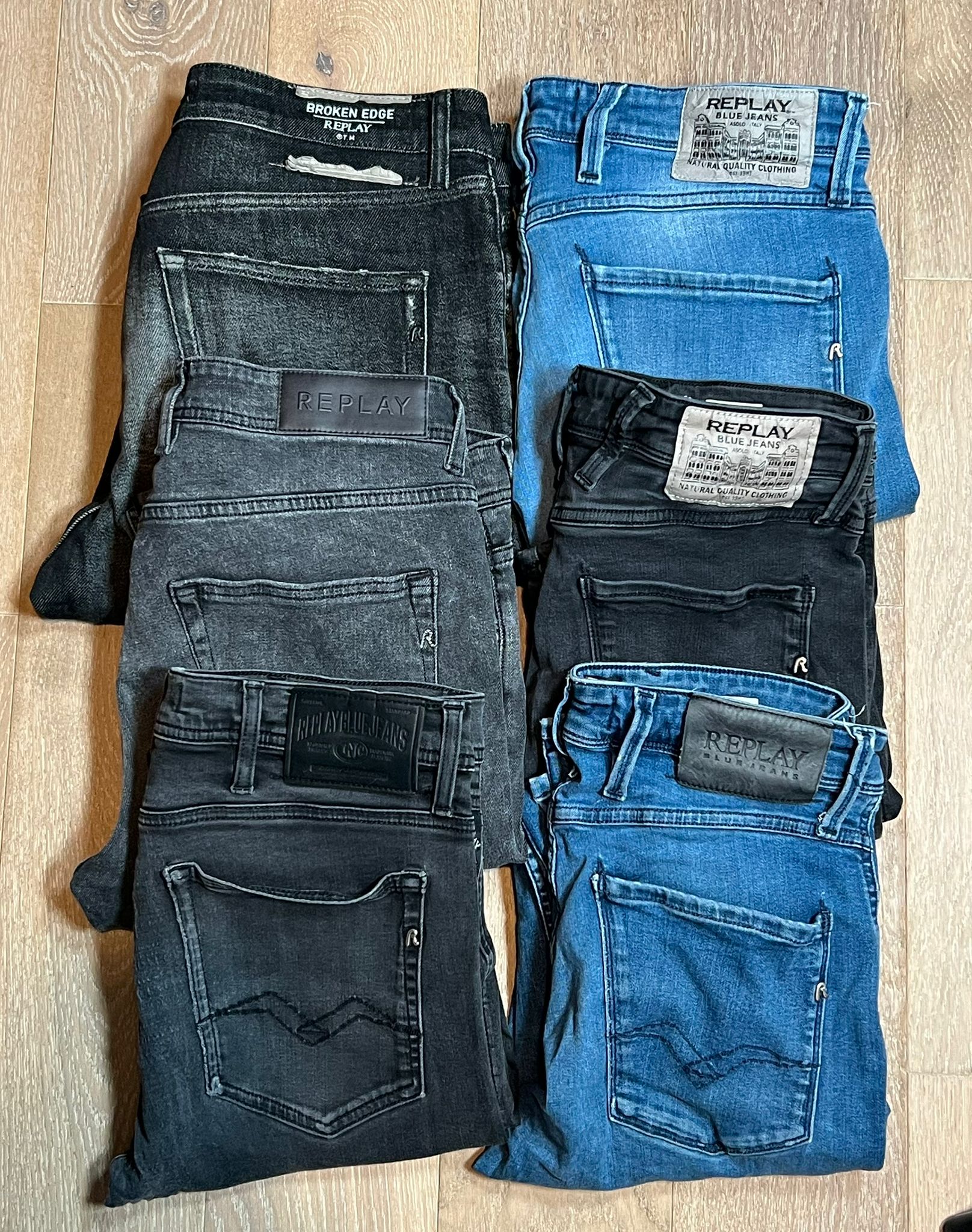 Replay Jeans Bulk x6
