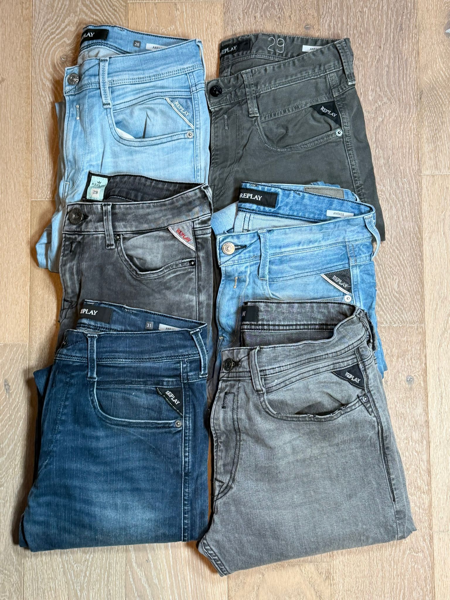 Replay Anbass Jeans Bulk x6