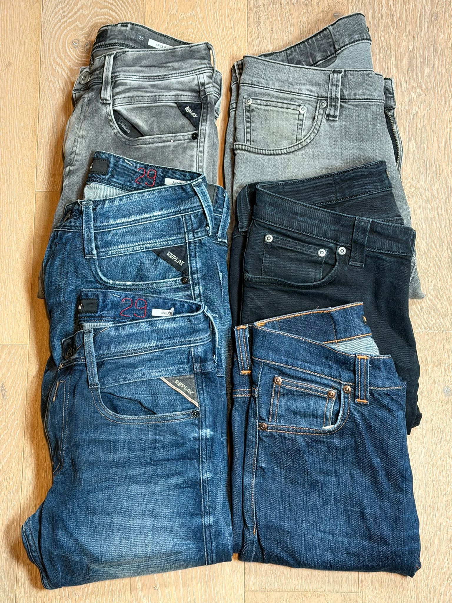 Replay Anbass / Nudie Jeans Bulk x6