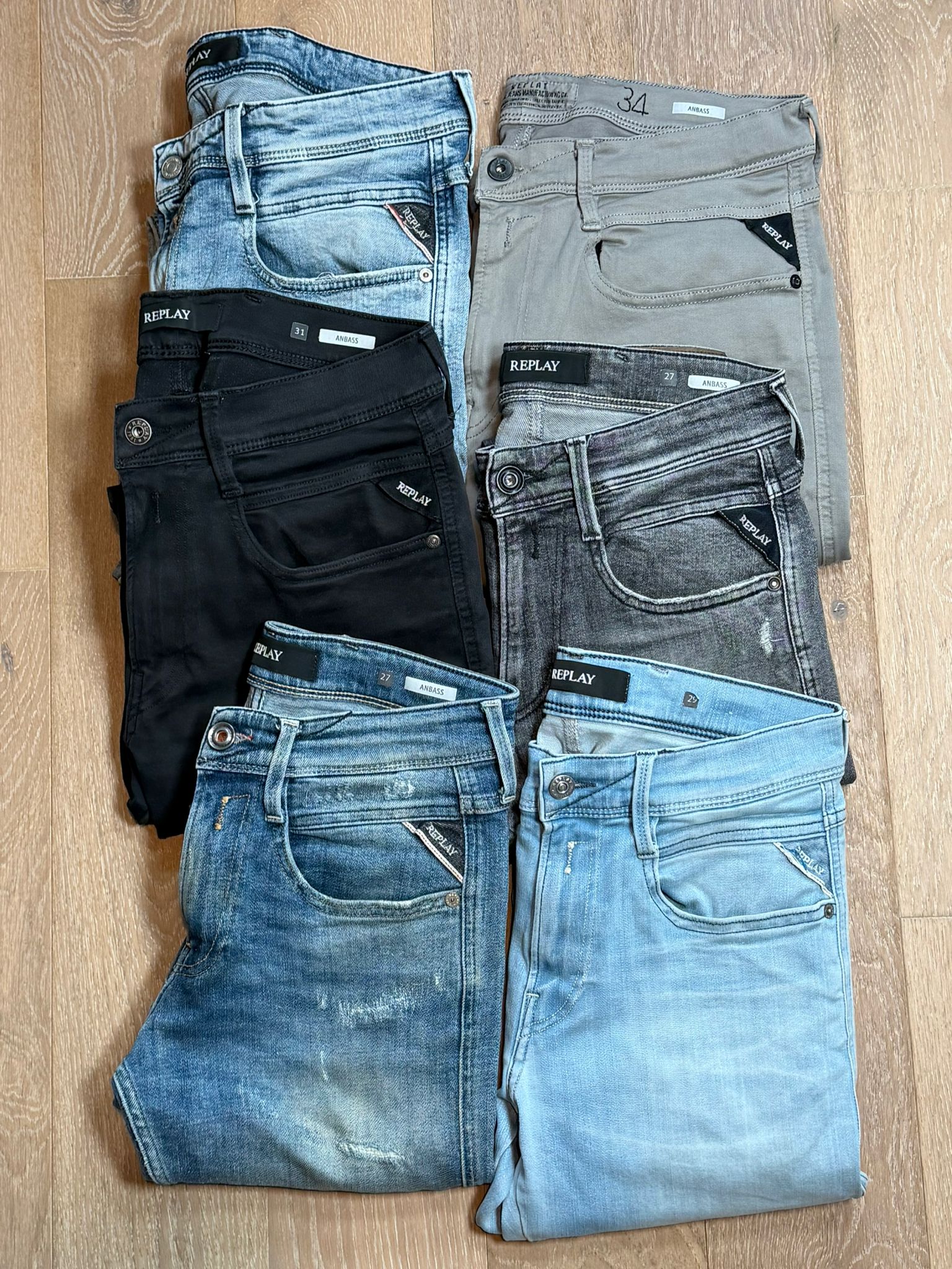 Replay Anbass Jeans Bulk x6
