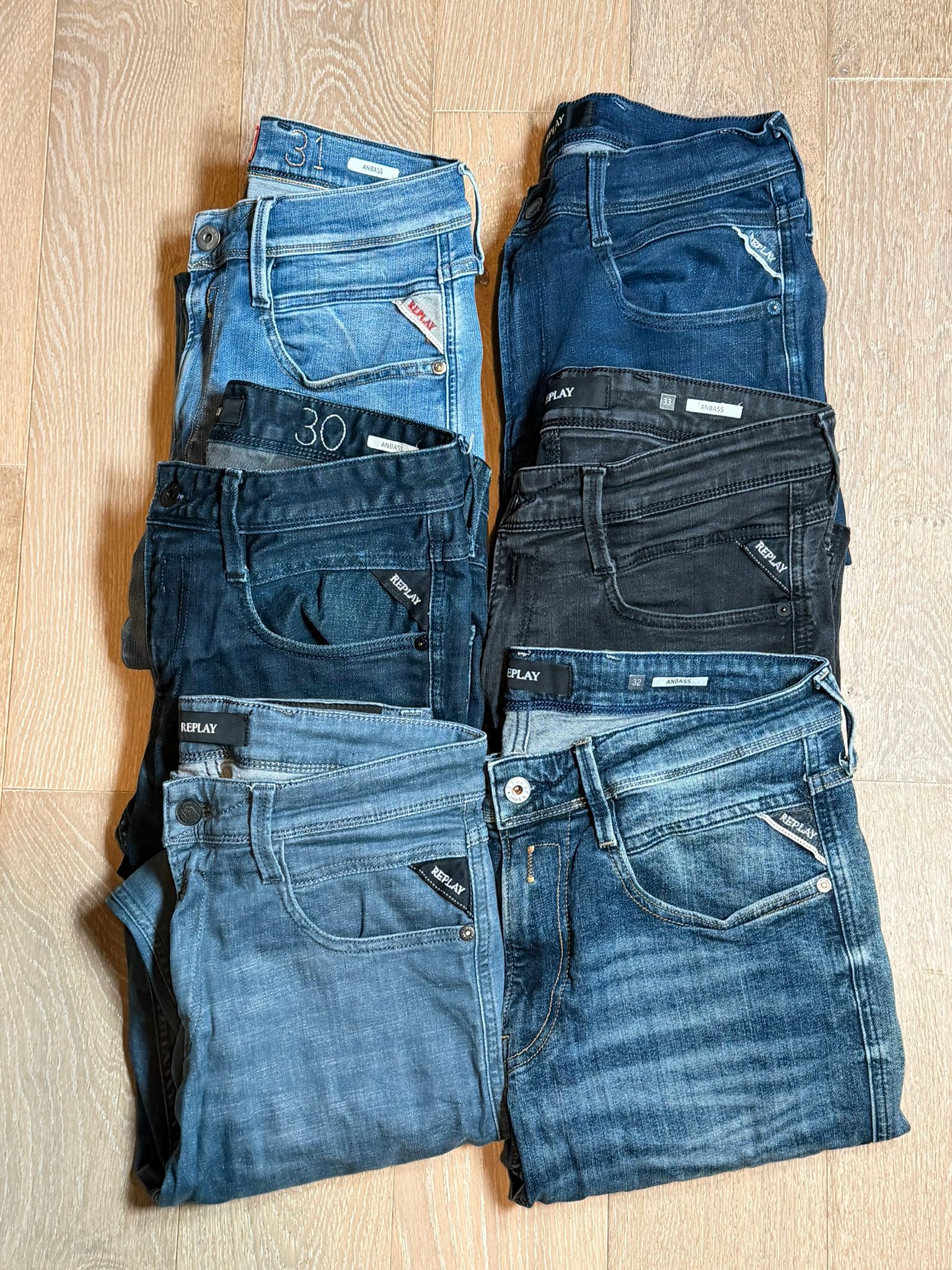 Replay Anbass Jeans Bulk x6