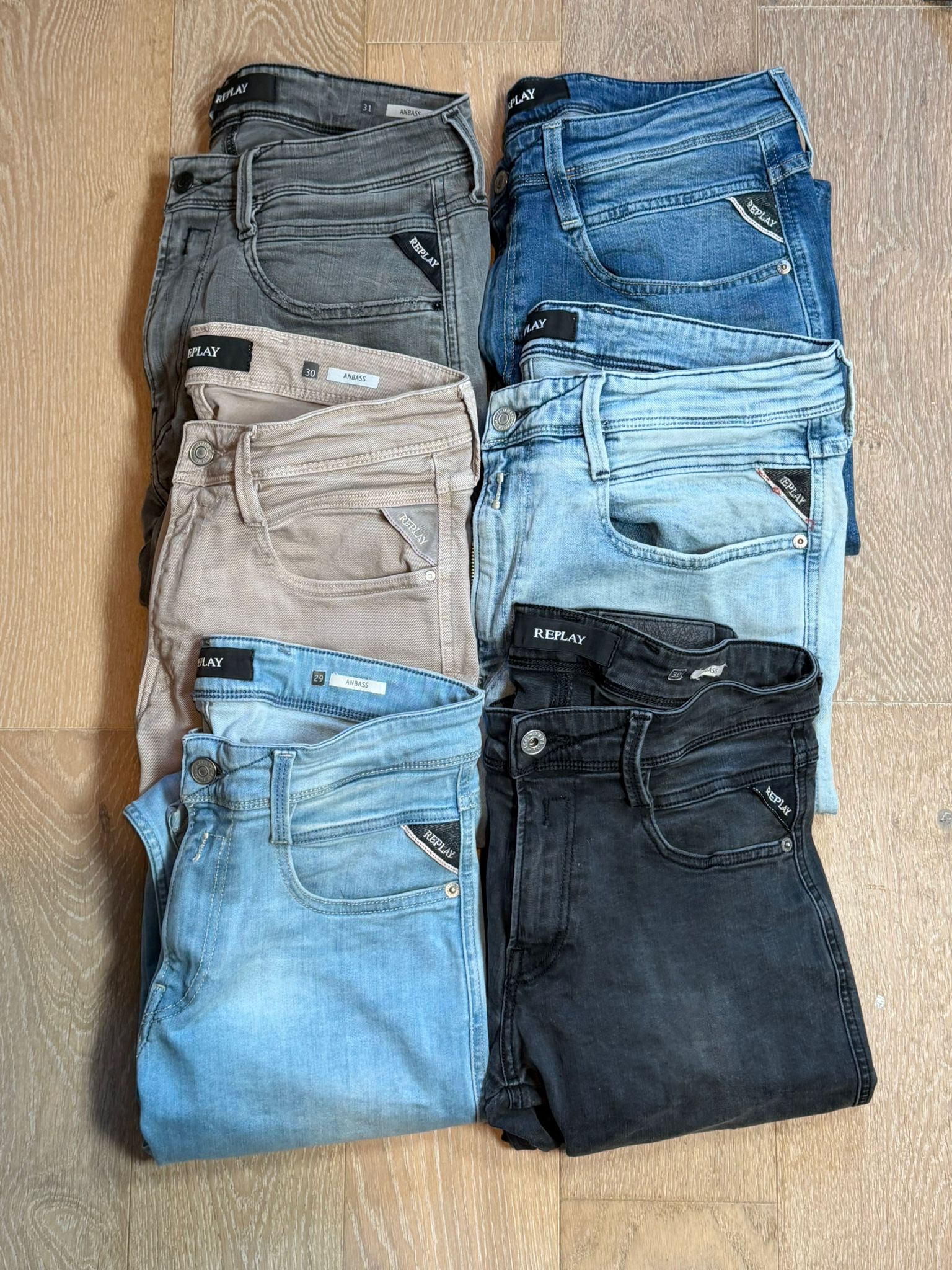 Replay Anbass Jeans Bulk x6