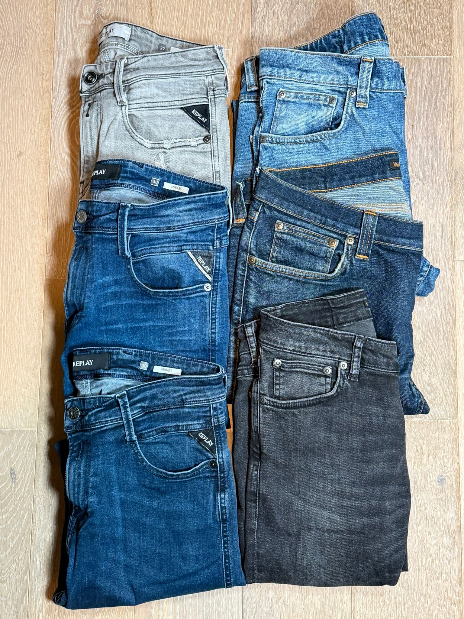 Replay Anbass / Nudie Jeans Bulk x6