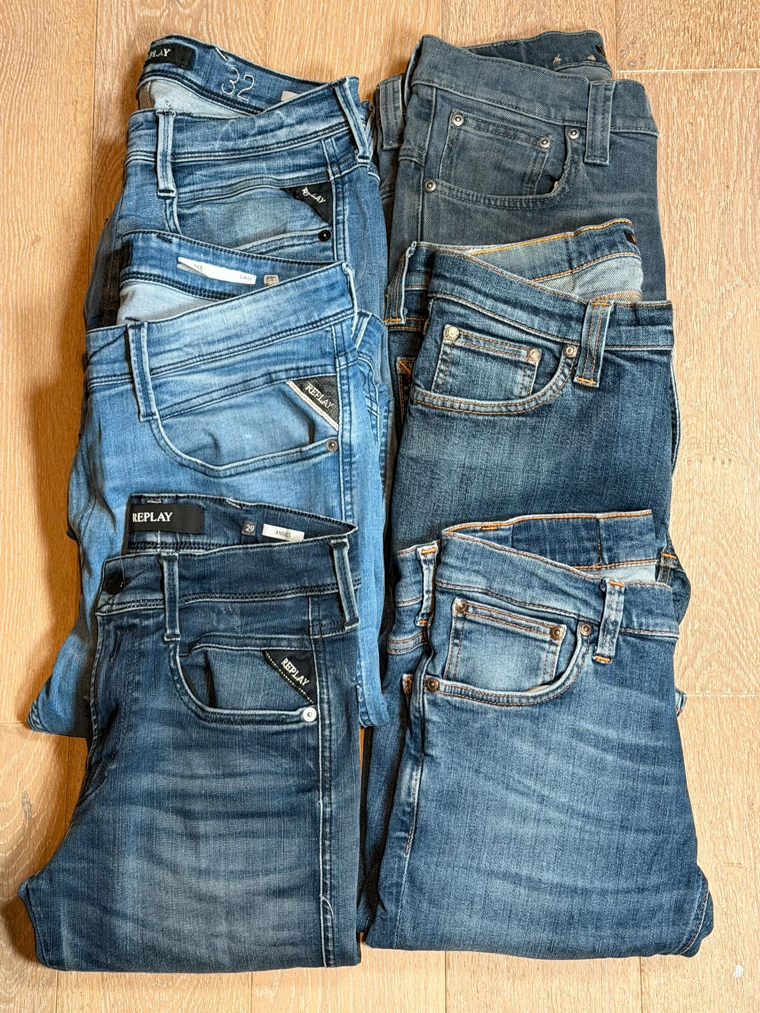 Replay Anbass / Nudie Jeans Bulk x6