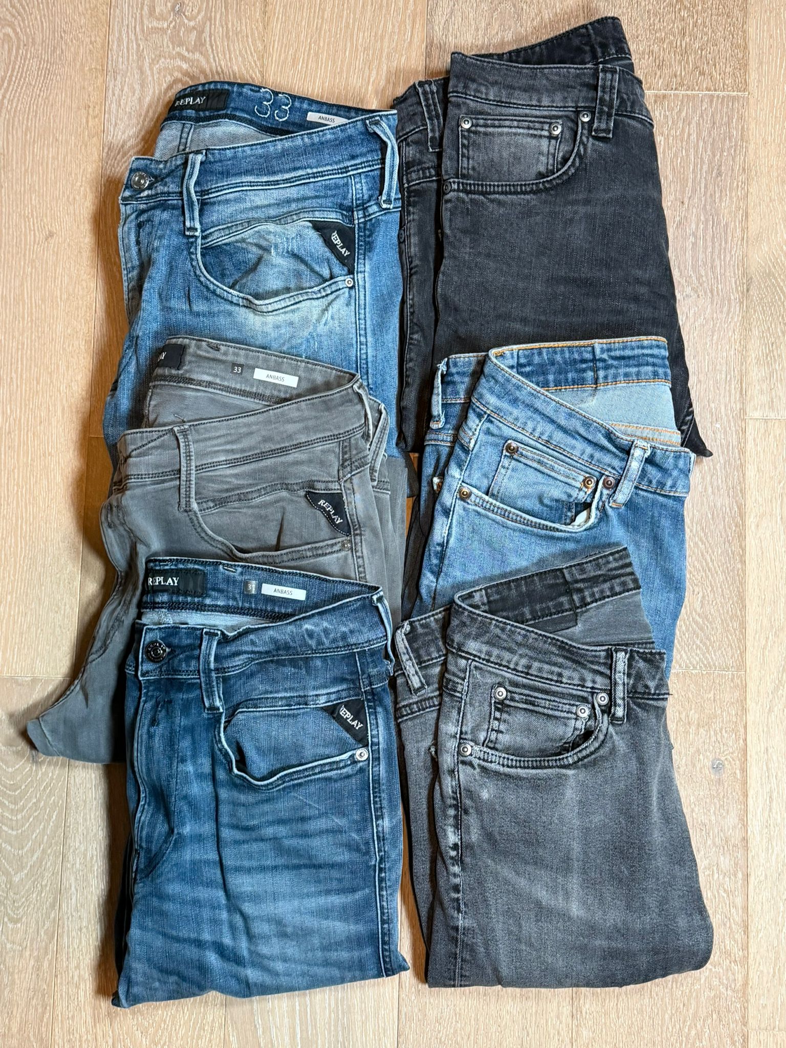 Replay Anbass / Nudie Jeans Bulk x6