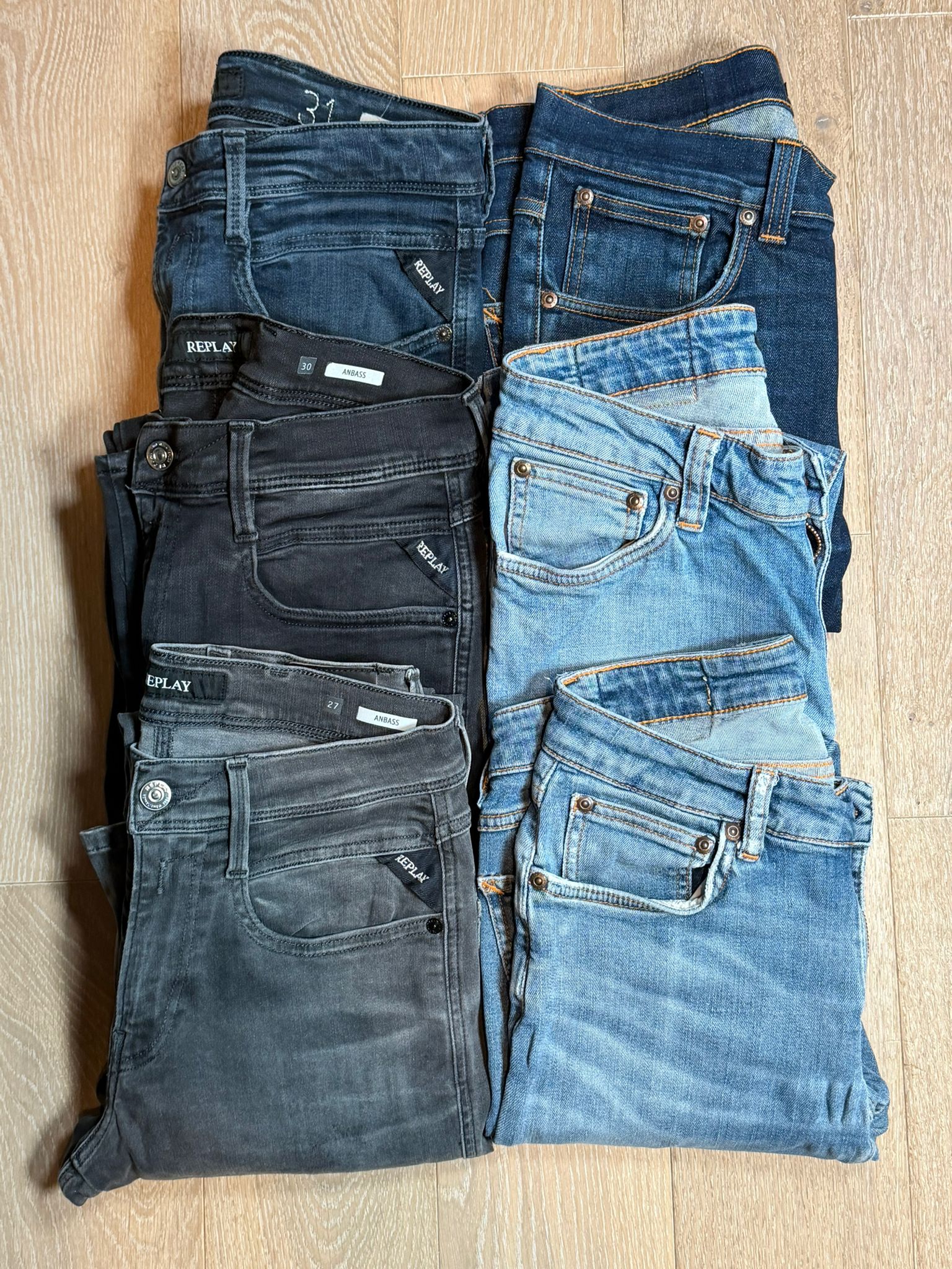 Replay Anbass / Nudie Jeans Bulk x6