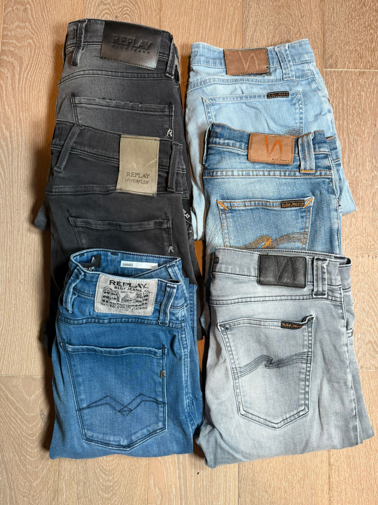 Replay Anbass / Nudie Jeans Bulk x6
