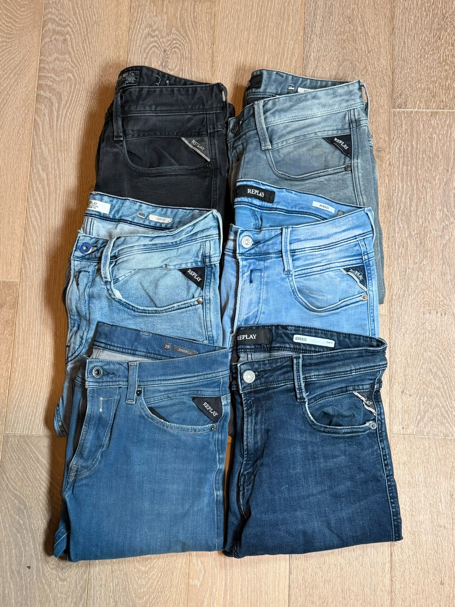 Replay Anbass Jeans Bulk x6