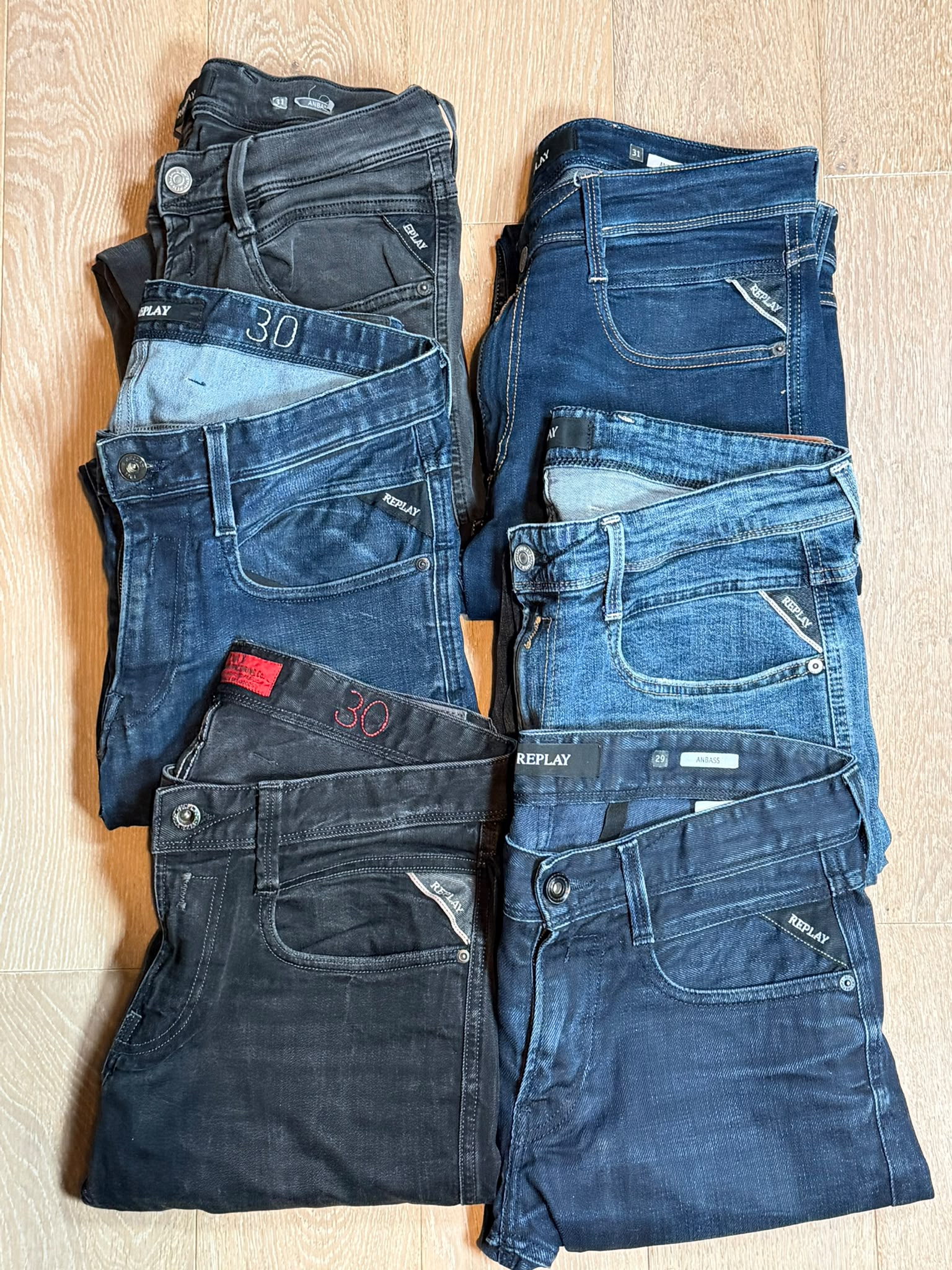 Replay Anbass Jeans Bulk x6