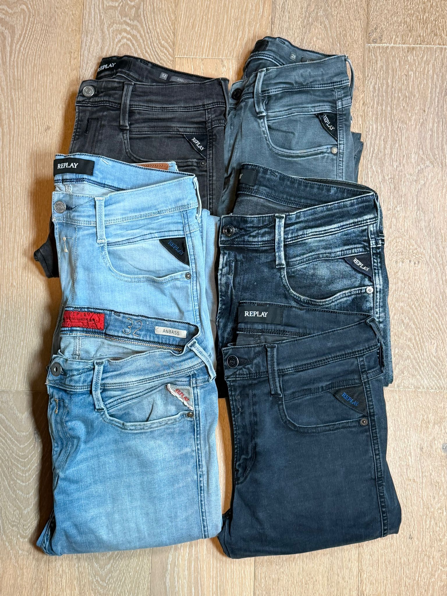 Replay Anbass Jeans Bulk x6