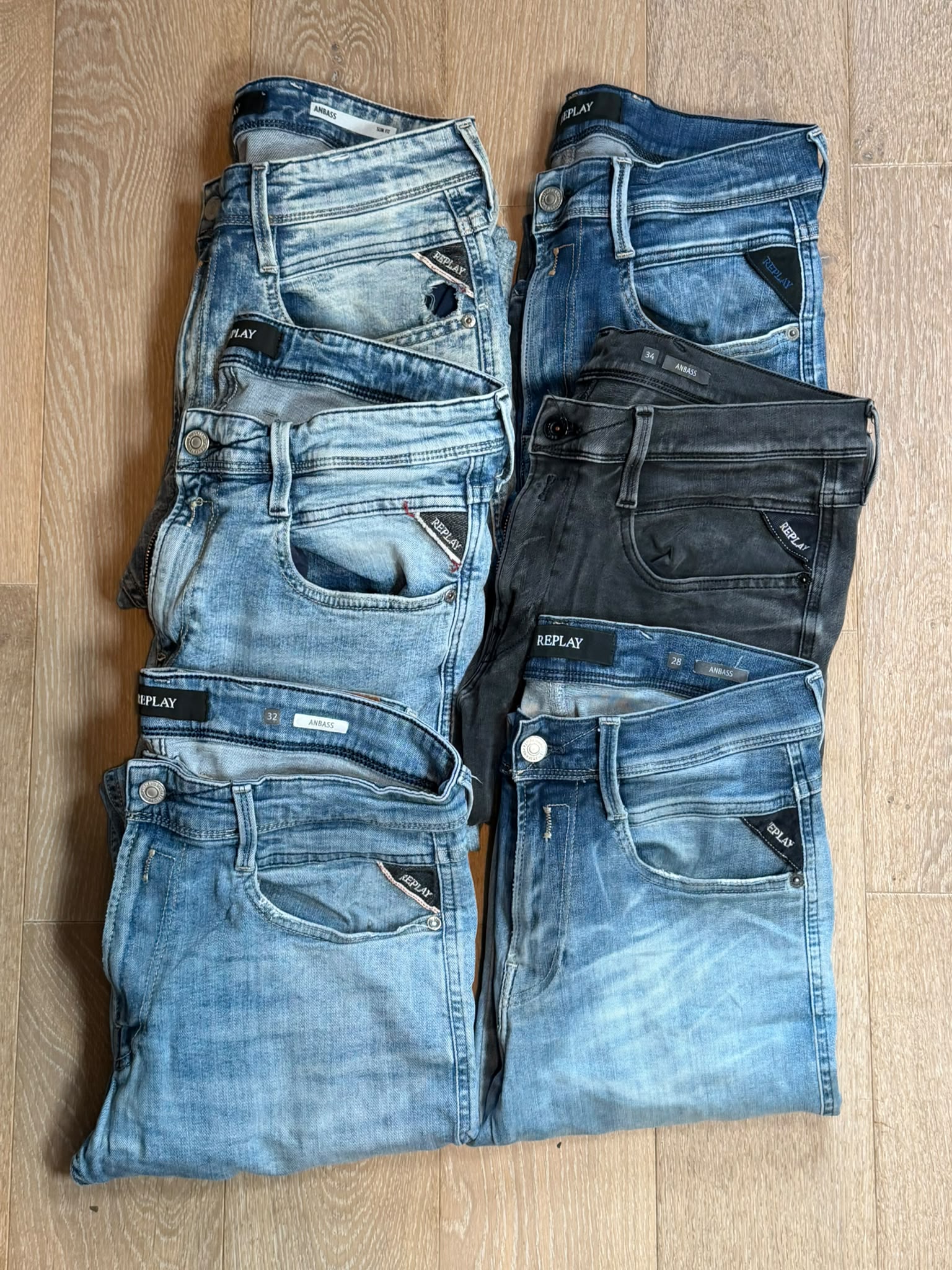 Replay Anbass Jeans Bulk x6