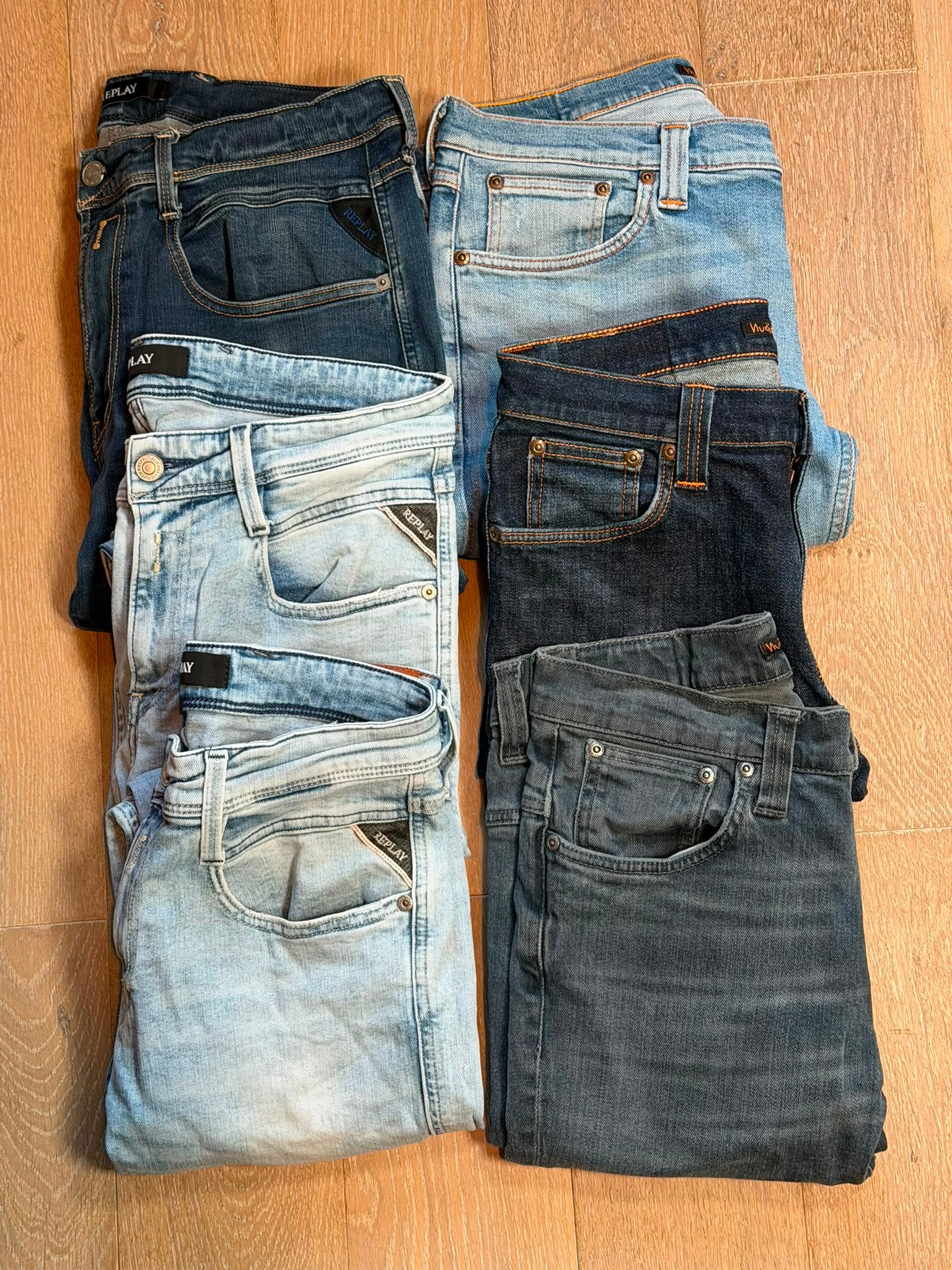Replay Anbass / Nudie Jeans Bulk x6