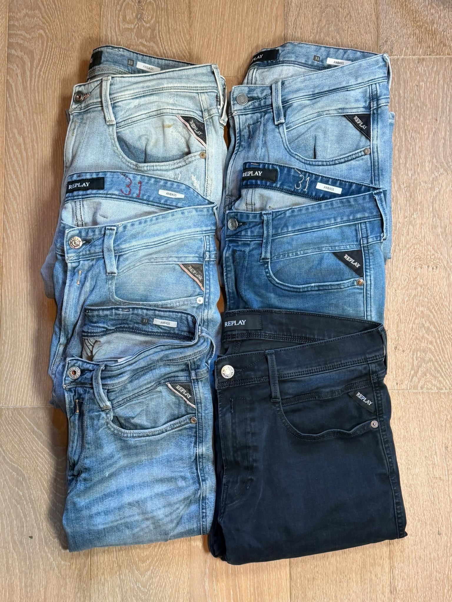 Replay Jeans Anbass Bulk x6