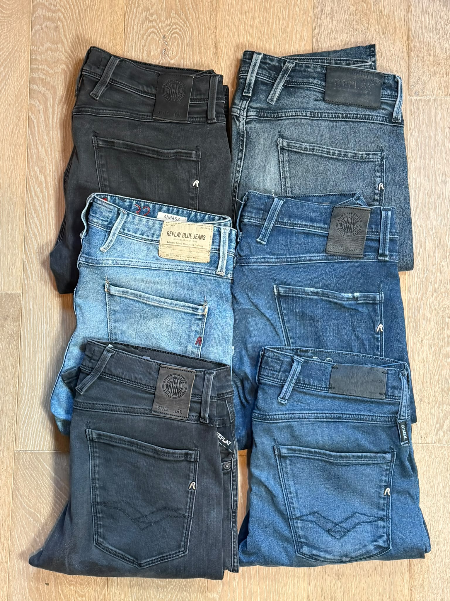 Replay Anbass Jeans Bulk x6