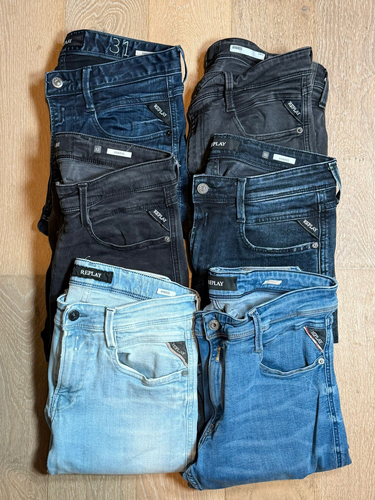 Replay Anbass Jeans Bulk x6