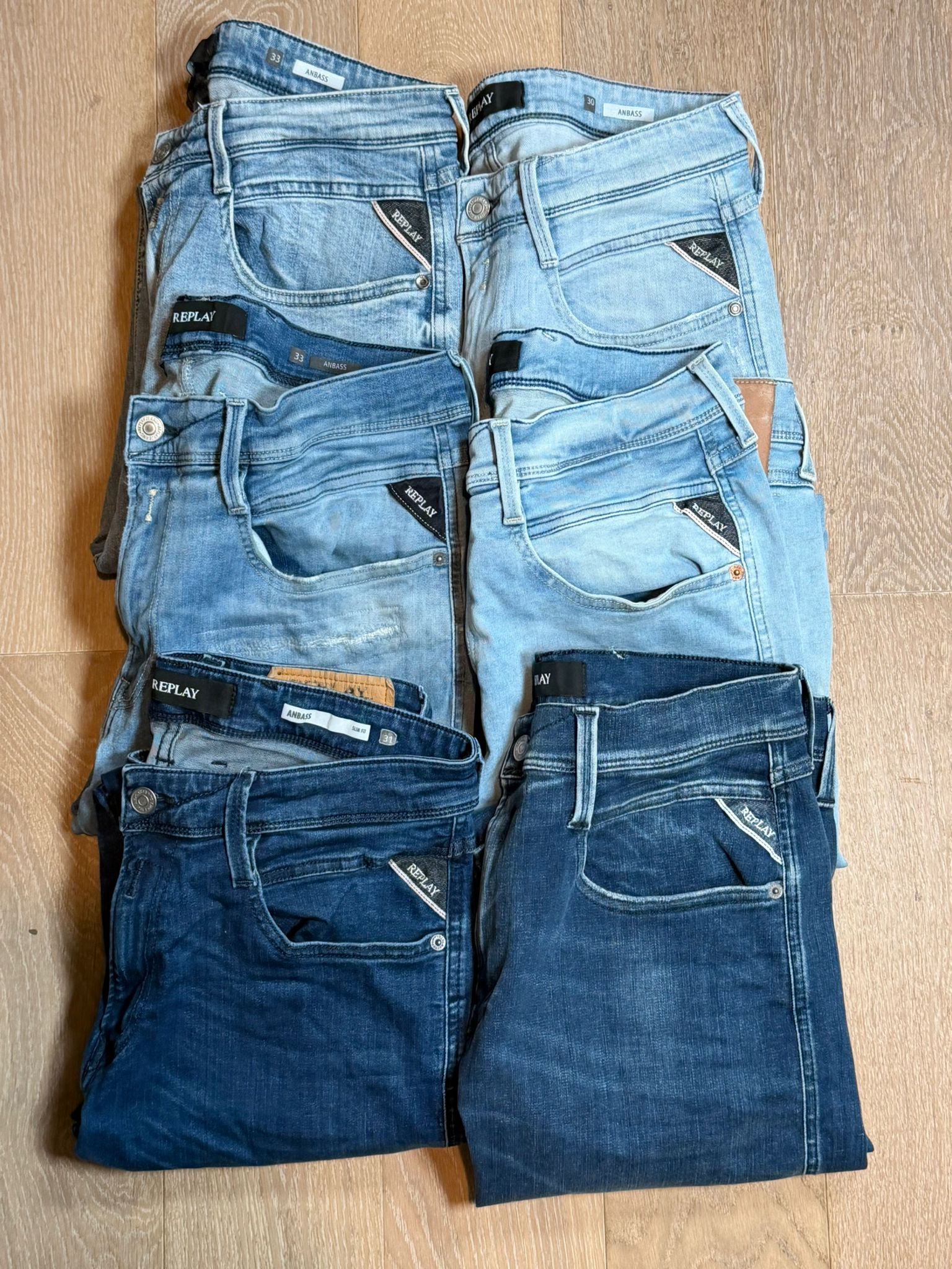 Replay Anbass Jeans Bulk x6