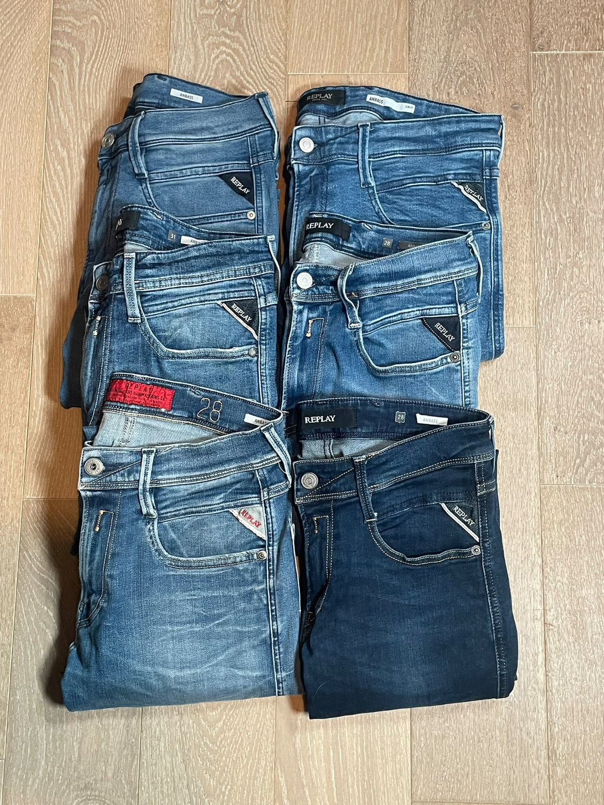 Replay Anbass Jeans Bulk x6