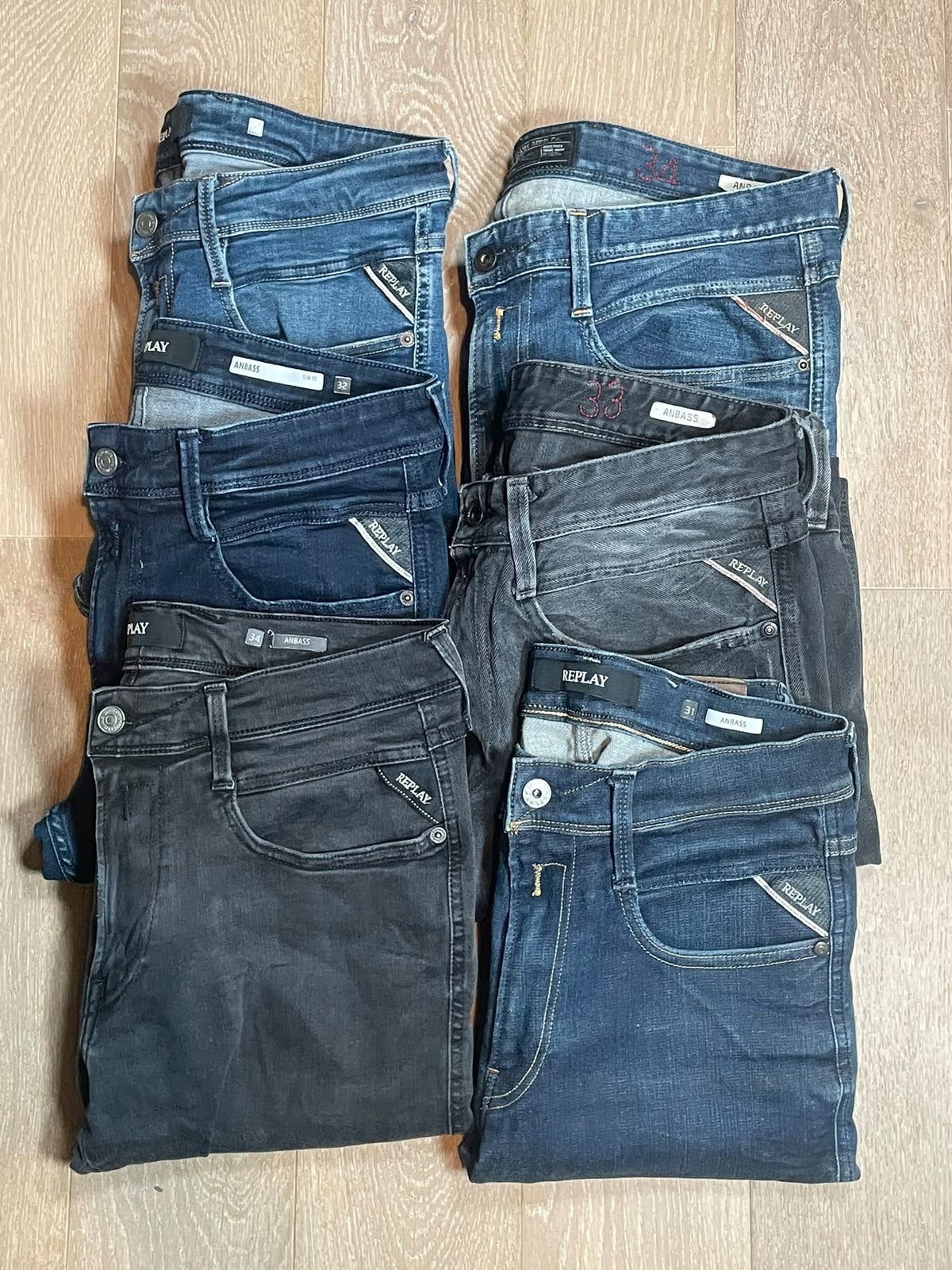 Replay Anbass Jeans Bulk x6