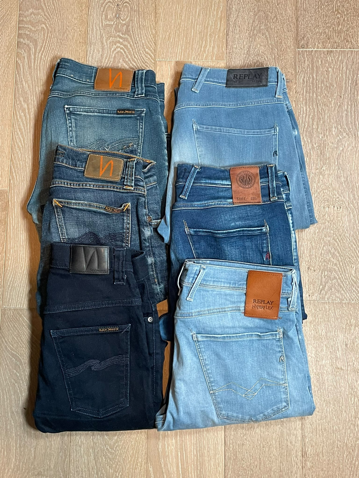Replay Anbass & Nudie Jeans Bulk x6