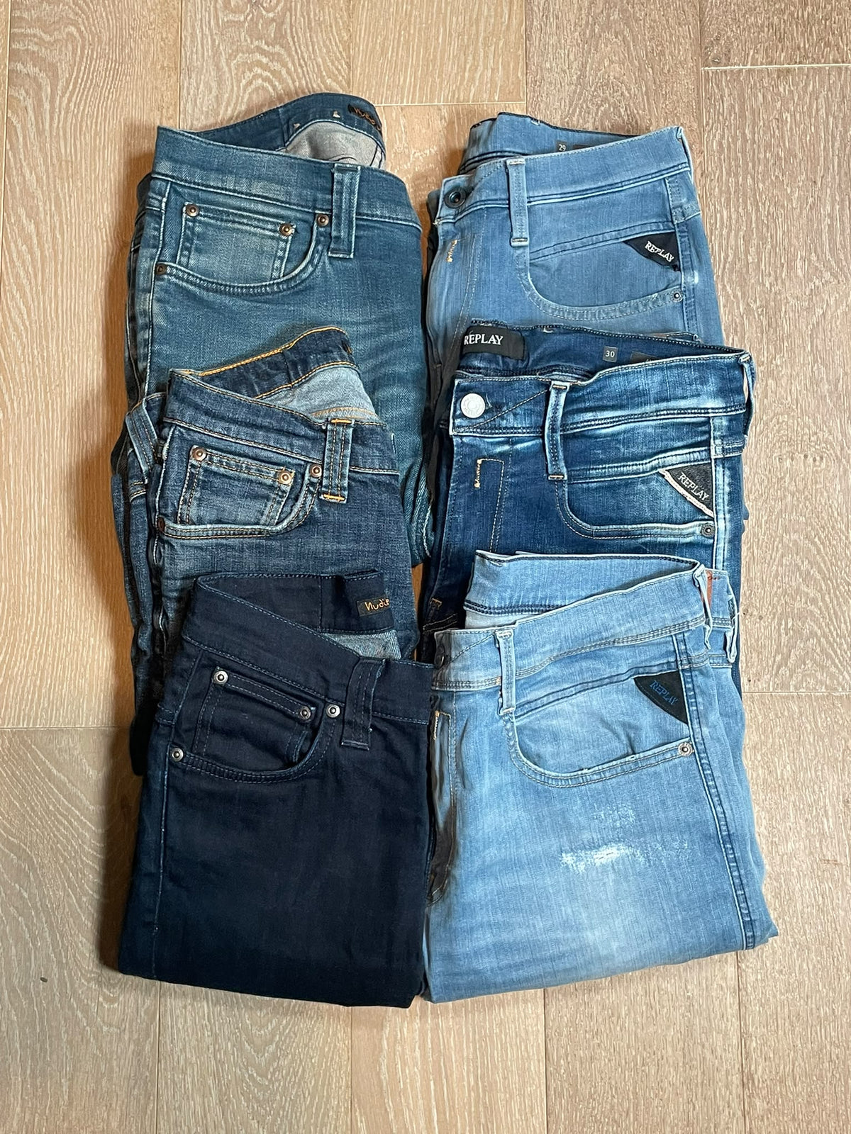 Replay Anbass & Nudie Jeans Bulk x6