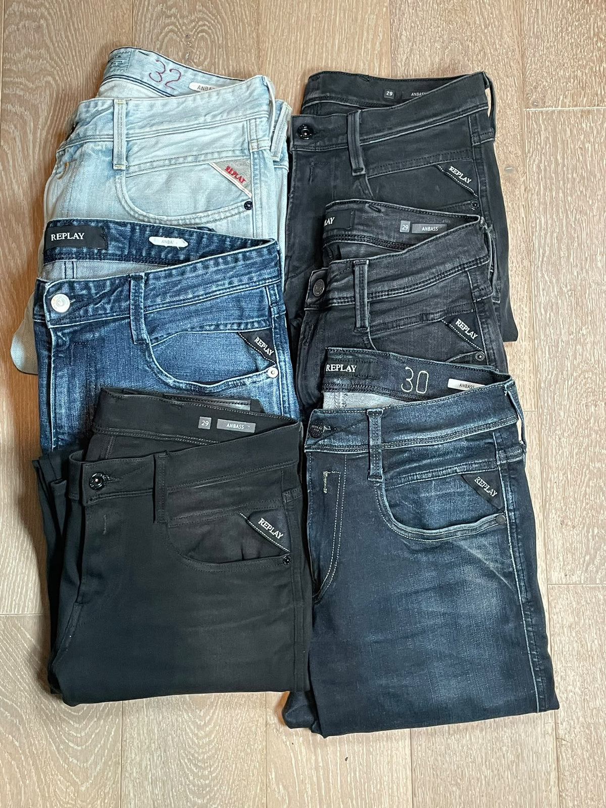 Replay Anbass Jeans Bulk x6