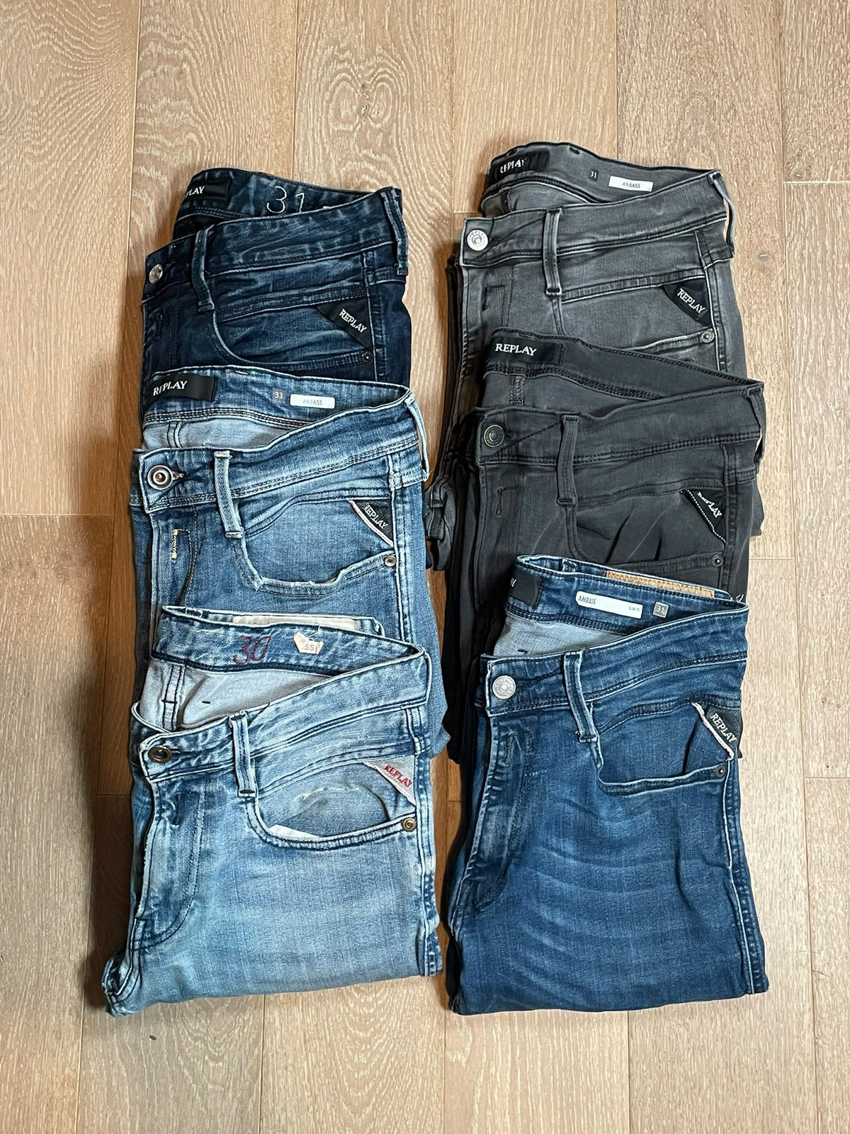Replay Anbass Jeans Bulk x6