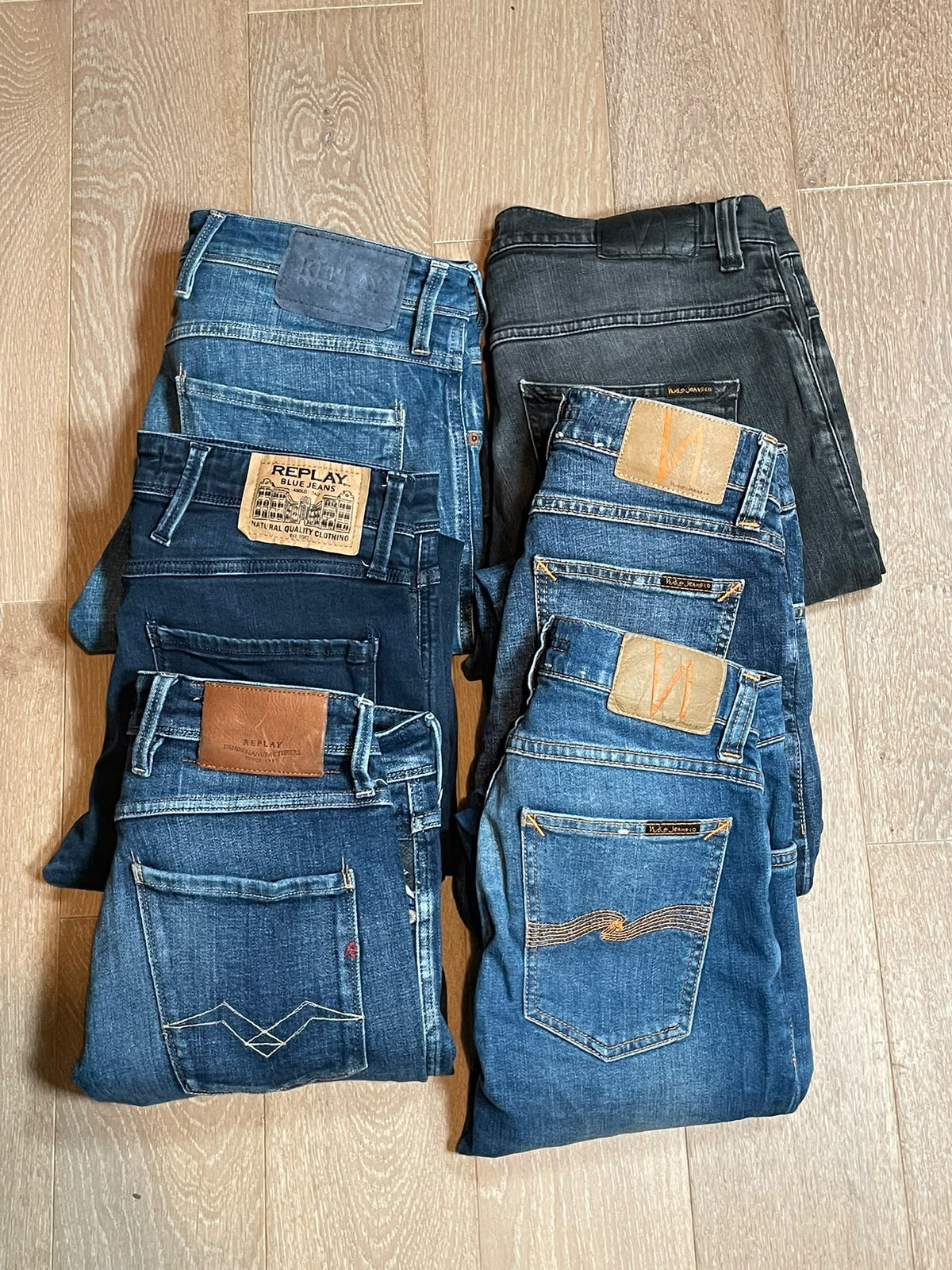 Replay Anbass & Nudie Jeans x6