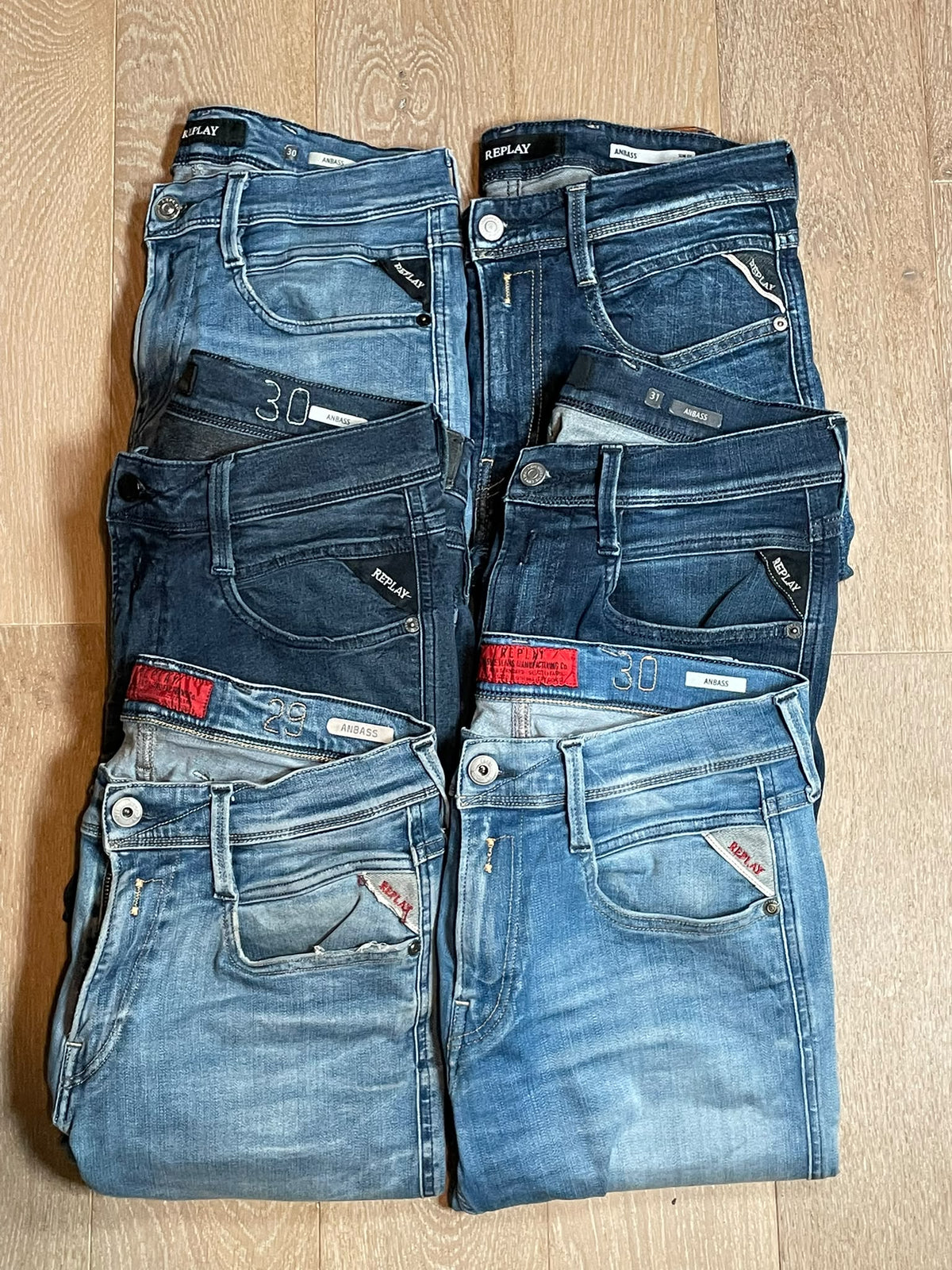 Replay Anbass Jeans Bulk x6