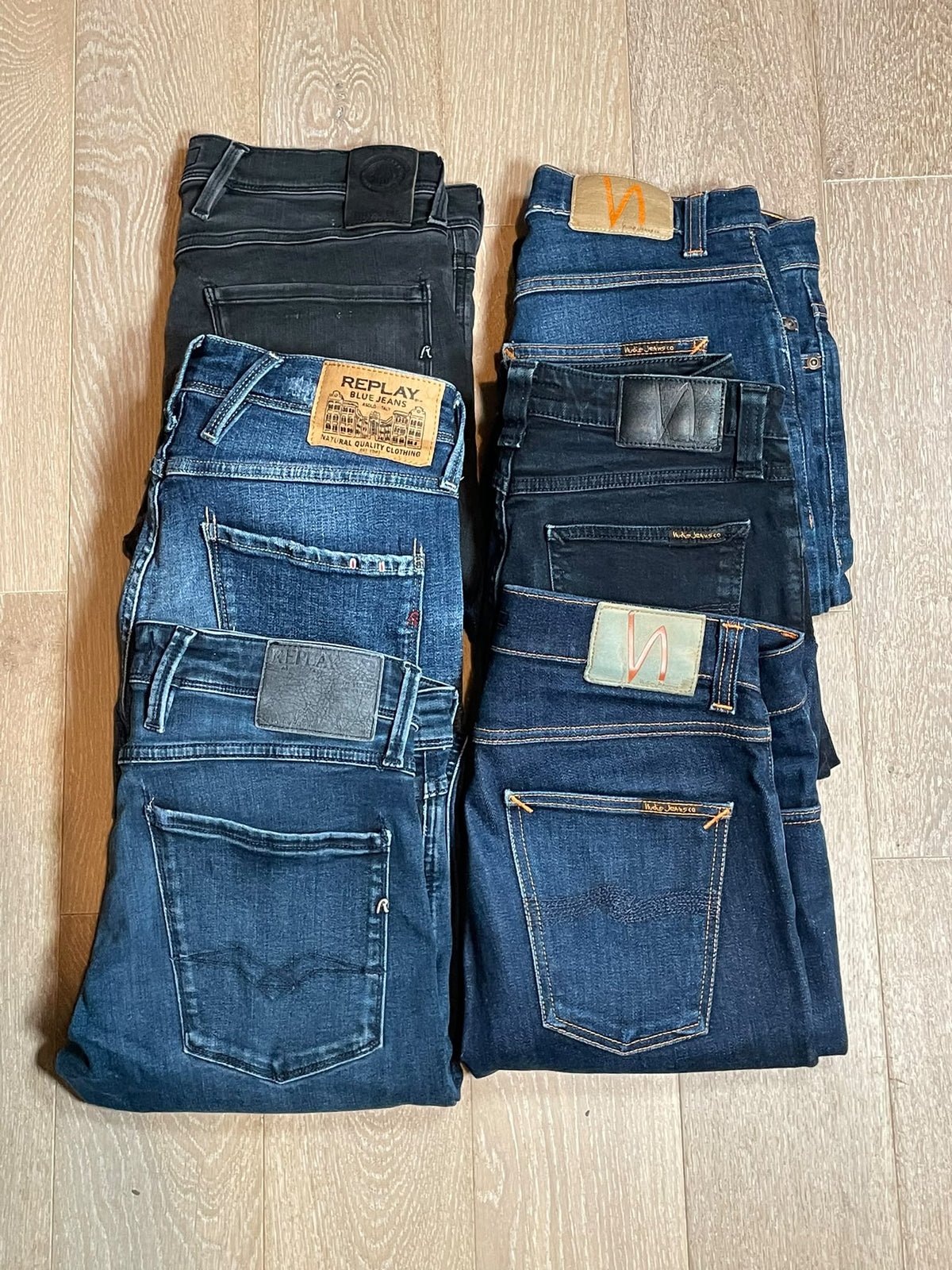 Replay Anbass & Nudie Jeans x6