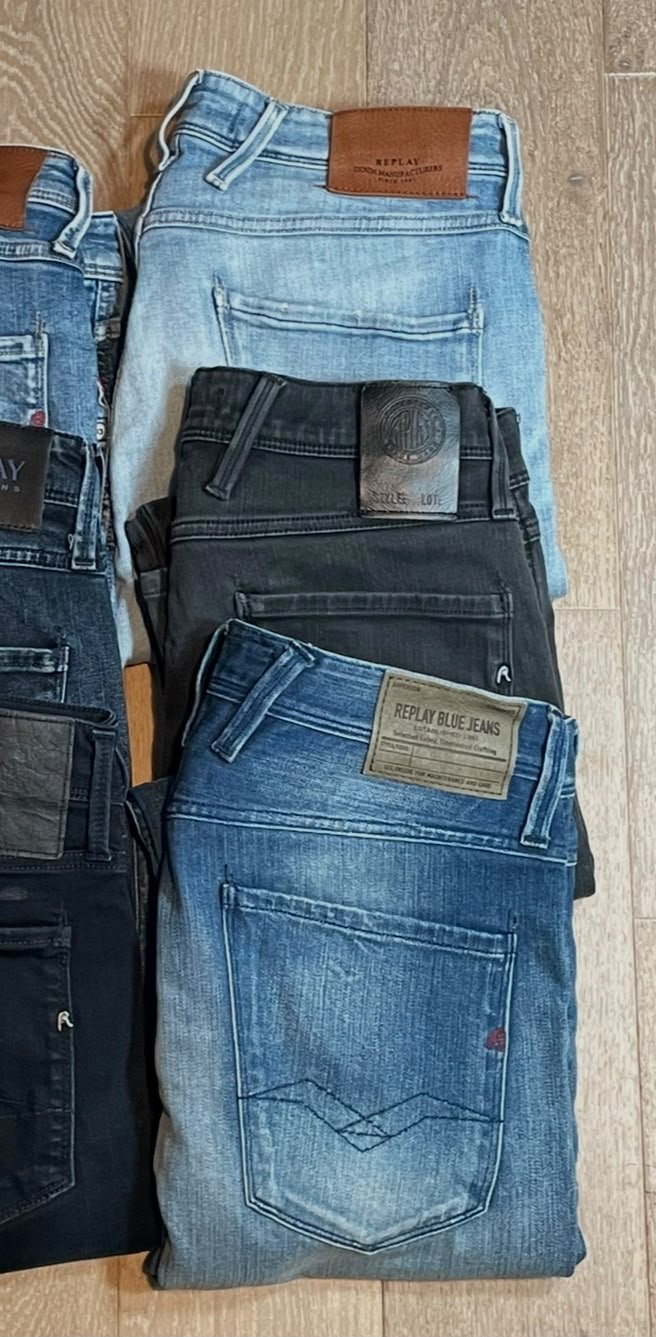 6x Replay Anbass Jeans Size Range W29 - W31