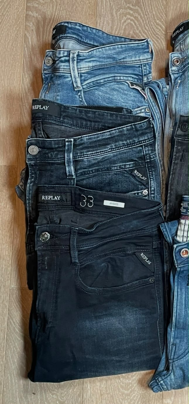6x Replay Anbass Jeans Size Range W29 - W31
