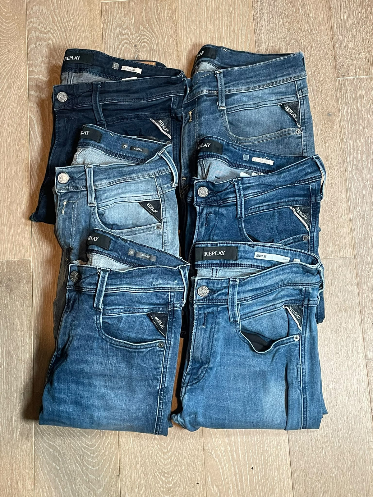 Replay Anbass Jeans Bulk x6