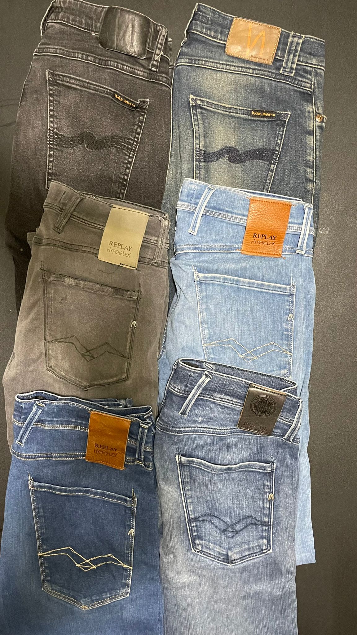 Replay Anbass & Nudie Jeans Bulk x6